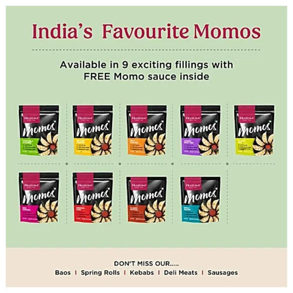 Buy Prasuma Ready to Cook Classic Veg Momos (24 Pieces) Online at