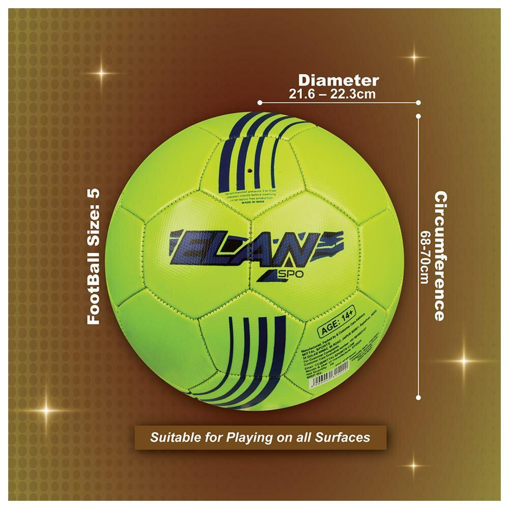 Buy Elan HERO Green FOOTBALL|Made from 1.5mm DIAMOND Textured PVC