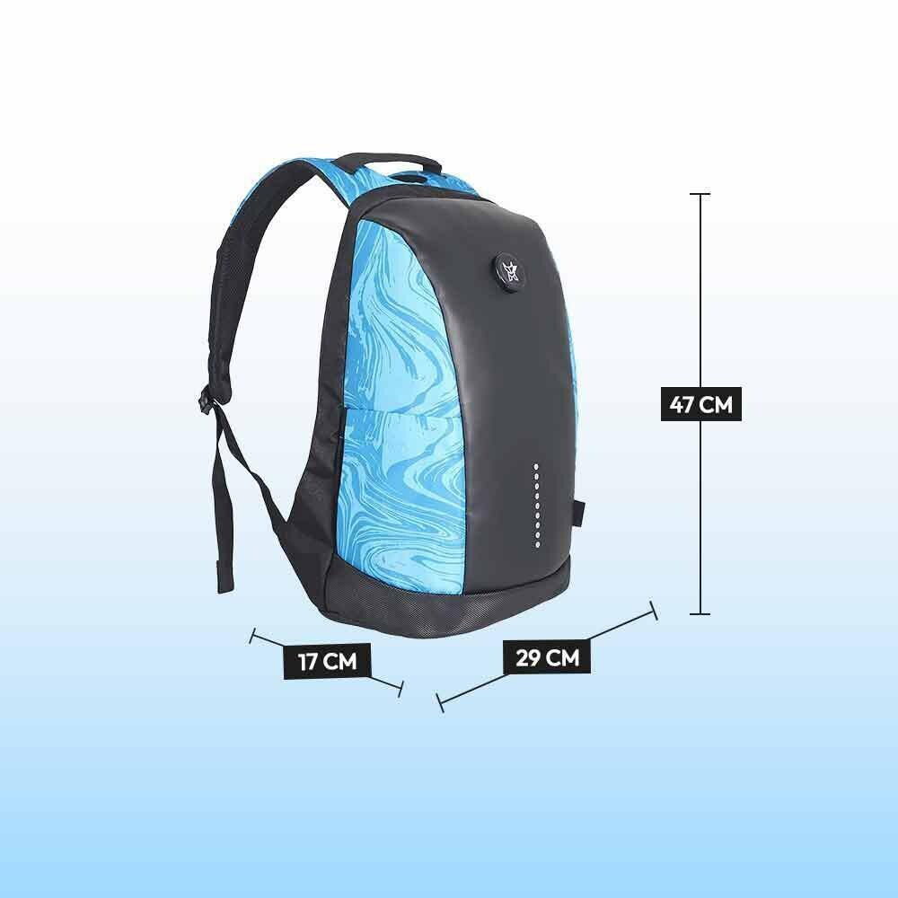 Buy Arctic Fox Slope Marble Black Polyester Anti Theft Laptop