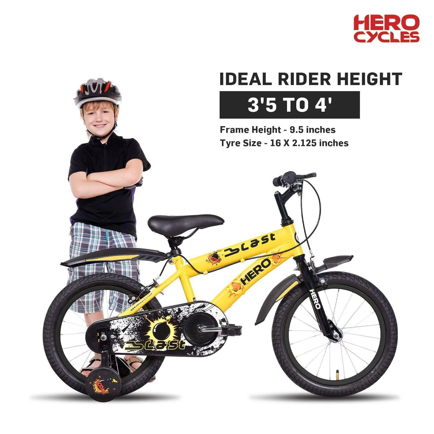 Hero Blast Kids Bike Age Hero Cycle For Years Boy