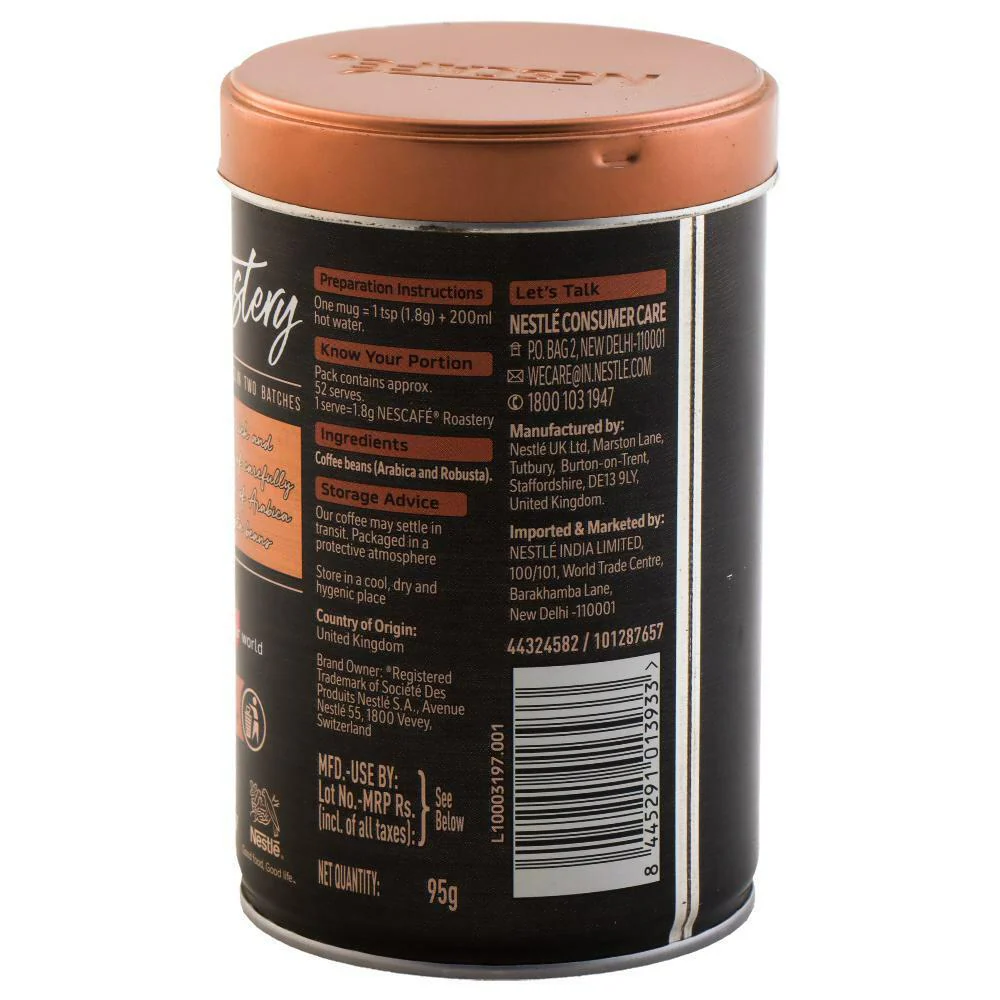 Buy Nescafe Roastery Dark Roast 95 g Online at Best Prices in