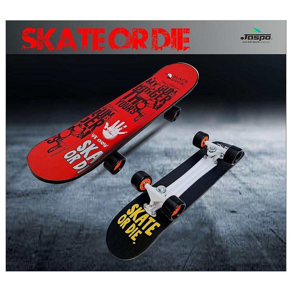 Buy Jaspo Skate Board Black Duck Fibre Skateboard - 26X6.5 Inch