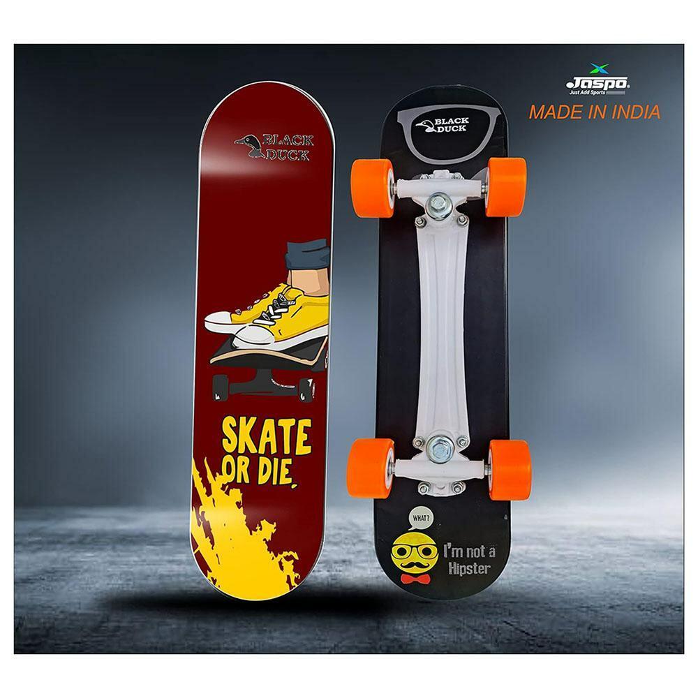 Buy Jaspo Skate Board Fiber Composite Black Duck Fibre Skateboard