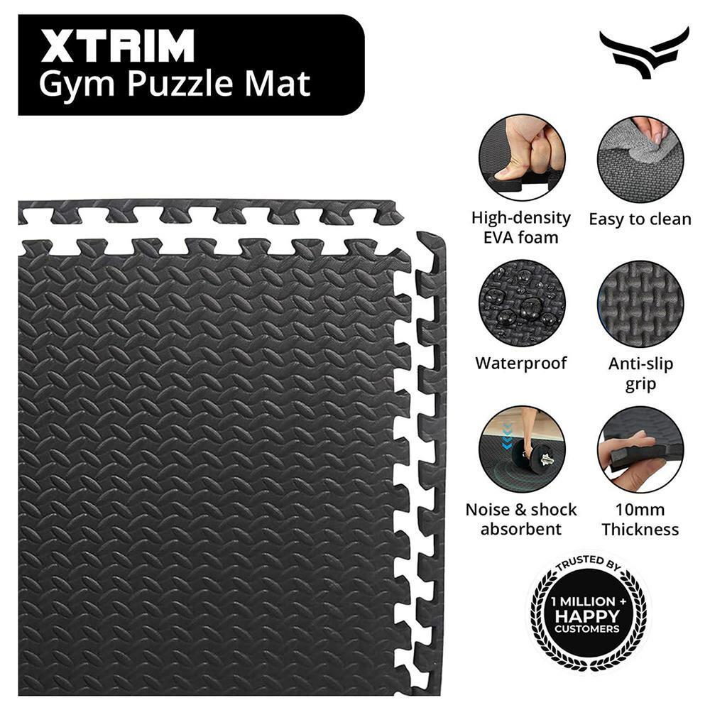 アイアンガーヨガ、スティッキーマット　⭐︎入手困難⭐︎ 2枚セット Buy Xtrim Puzzle Exercise Mat (4 Tiles & 8 Borders, 16 Sq.Ft. Area