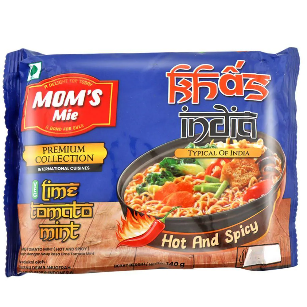 Buy Mom's Mie Lime Tomato Mint Hot And Spicy Noodle 140 g Online