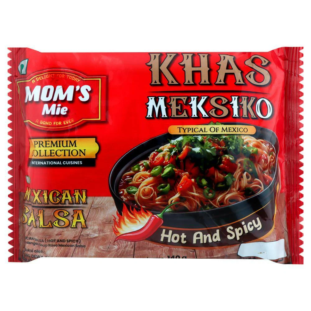 Buy Mom's Mie Maxican Salsa Hot And Spicy Noodle 140 g Online at
