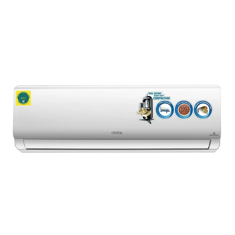 onida 1.5 ton 3 star ir183icy inverter split ac