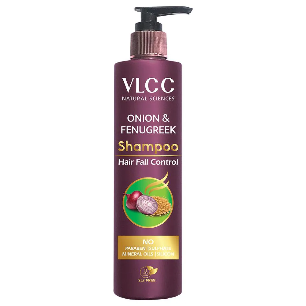 VLCC Onion & Fenugreek Hair Fall Control Shampoo 300 ml - JioMart