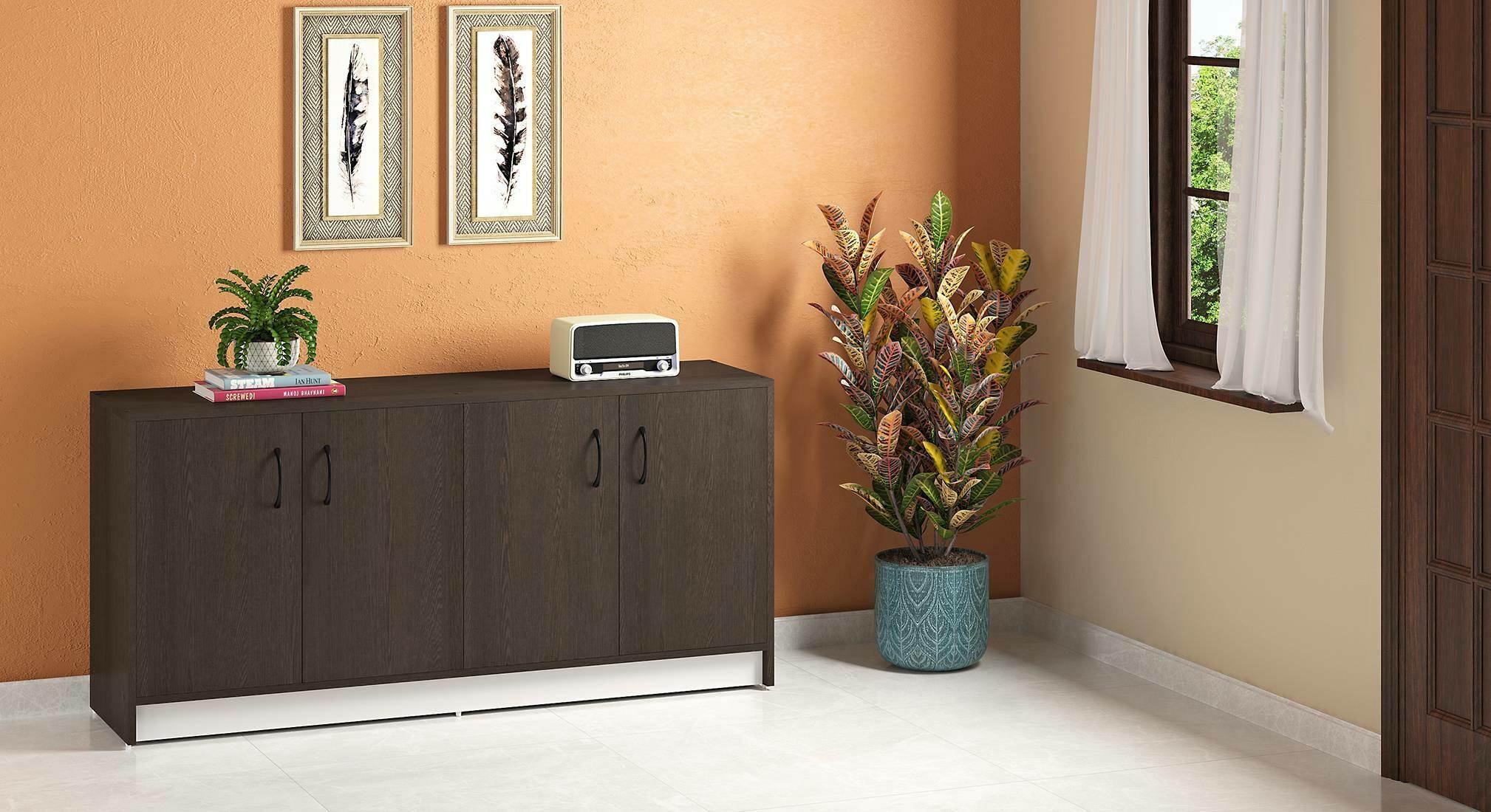 Buy SimplyWud Alex Shoe Cabinet (Finish : Dark Wenge