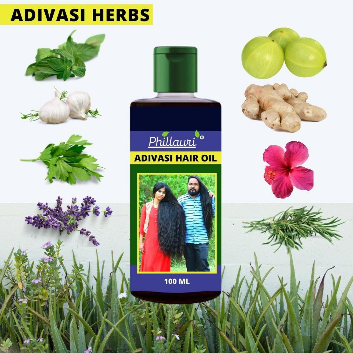 Adivasi Herbal Premium quality hair oil for hair Regrowth (Pack of 3) -  JioMart