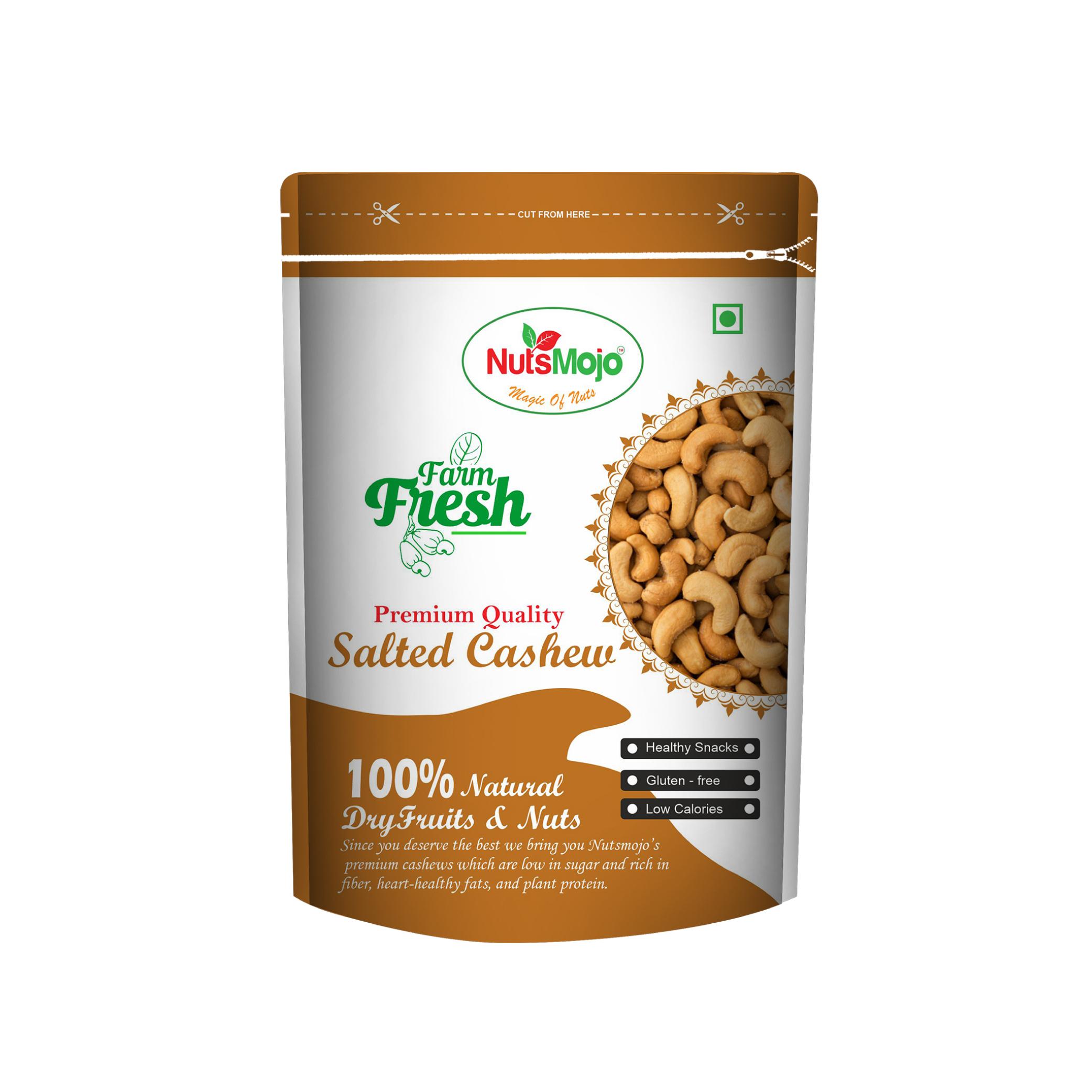 Buy Nutsmojo Dry Fruit Salt Flavoured Cashew Nuts / Kaju 100 gram