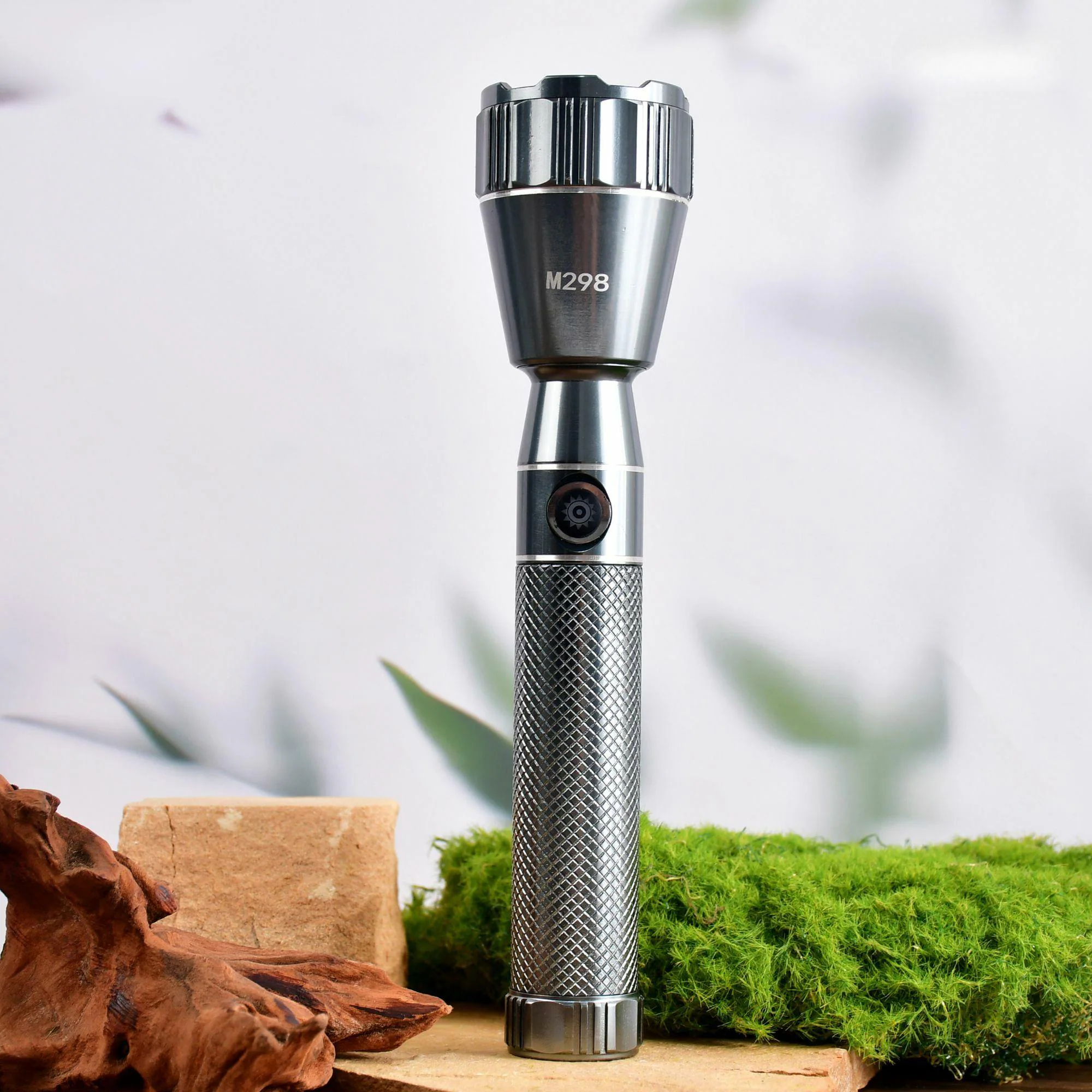 Buy MZ M298 (RECHARGEABLE LED METAL TORCH) Zoomable Super