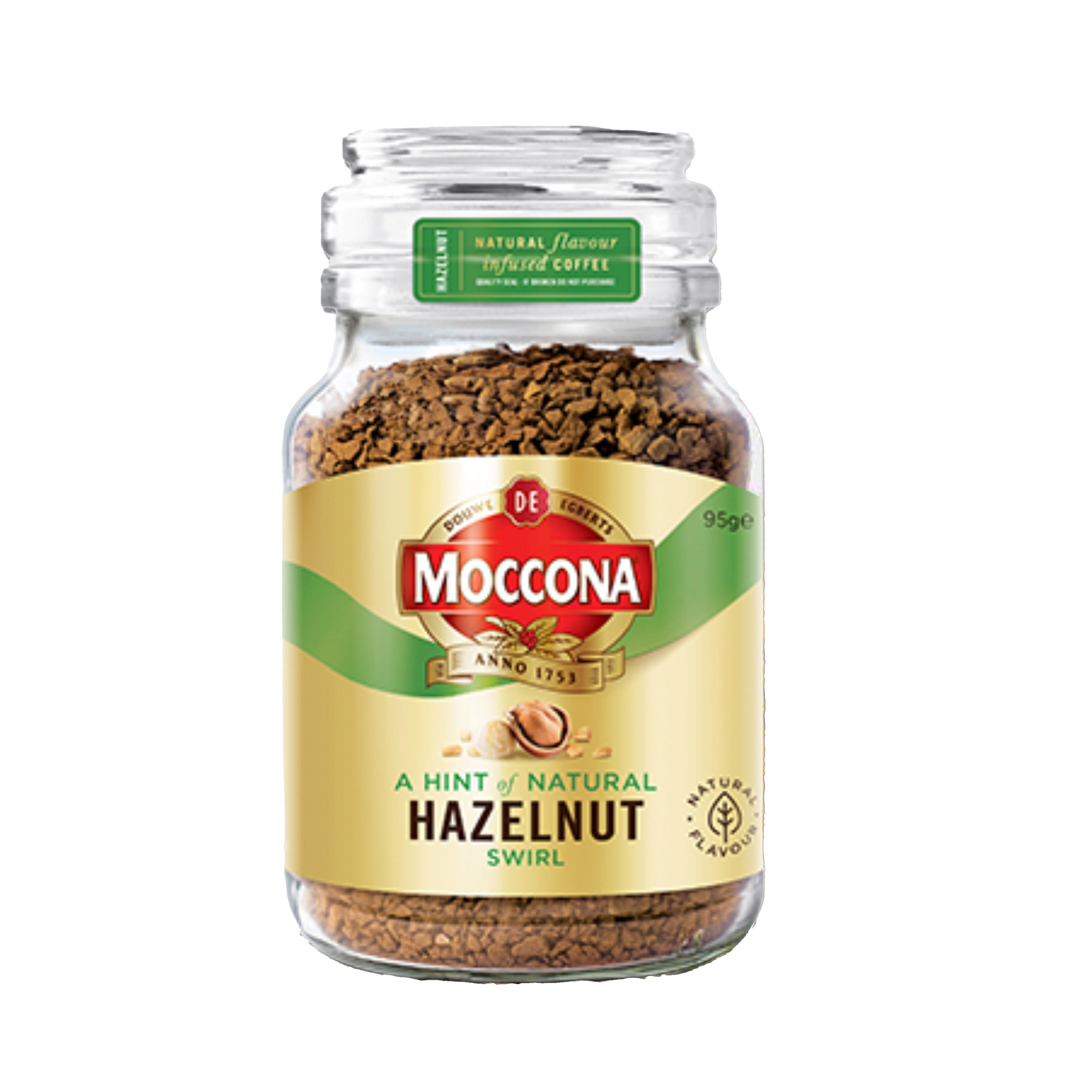 Buy Moccona Hazelnut Flavoured Instant Coffee 95g | Imported