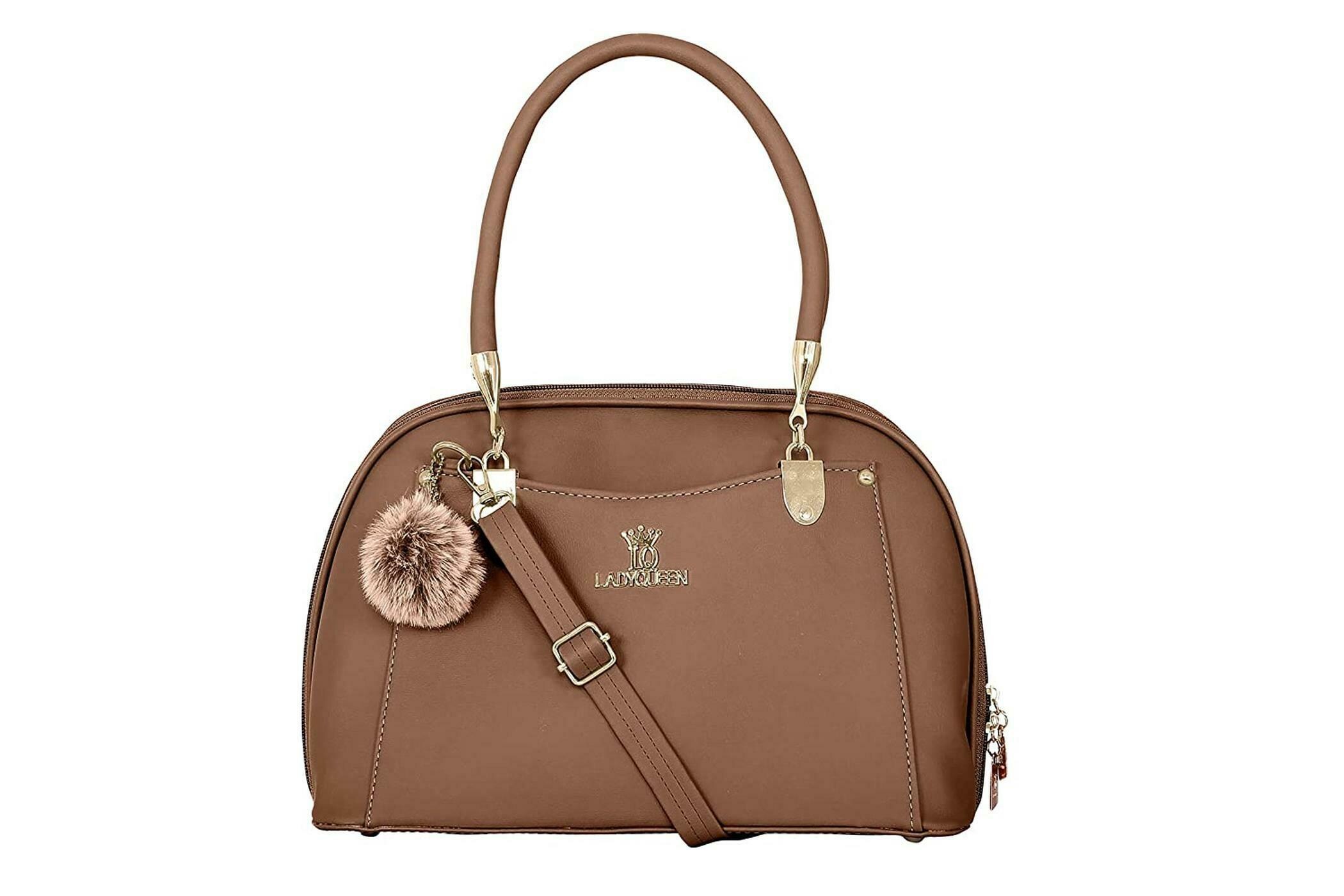 lady-queen-brown-pu-leather-