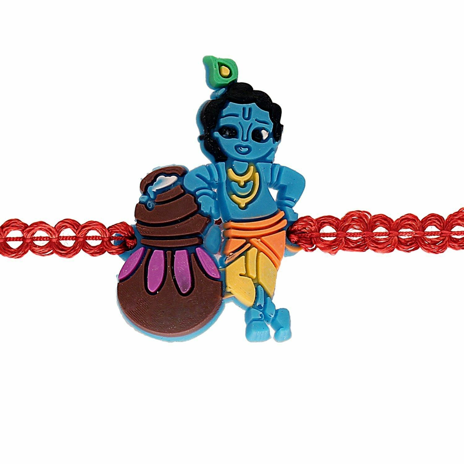 I Jewels FancyCartoon Character Lord Krishna Rakhi Bracelets for Boys &  Kids (R029) - JioMart