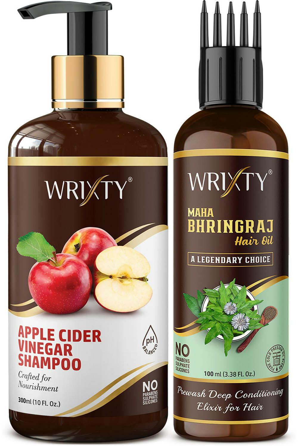WAW Skin Cosmo Apple Cider Vinegar Shampoo with Mah Bharingraj Hair Growth  Oil for Men and Women - JioMart