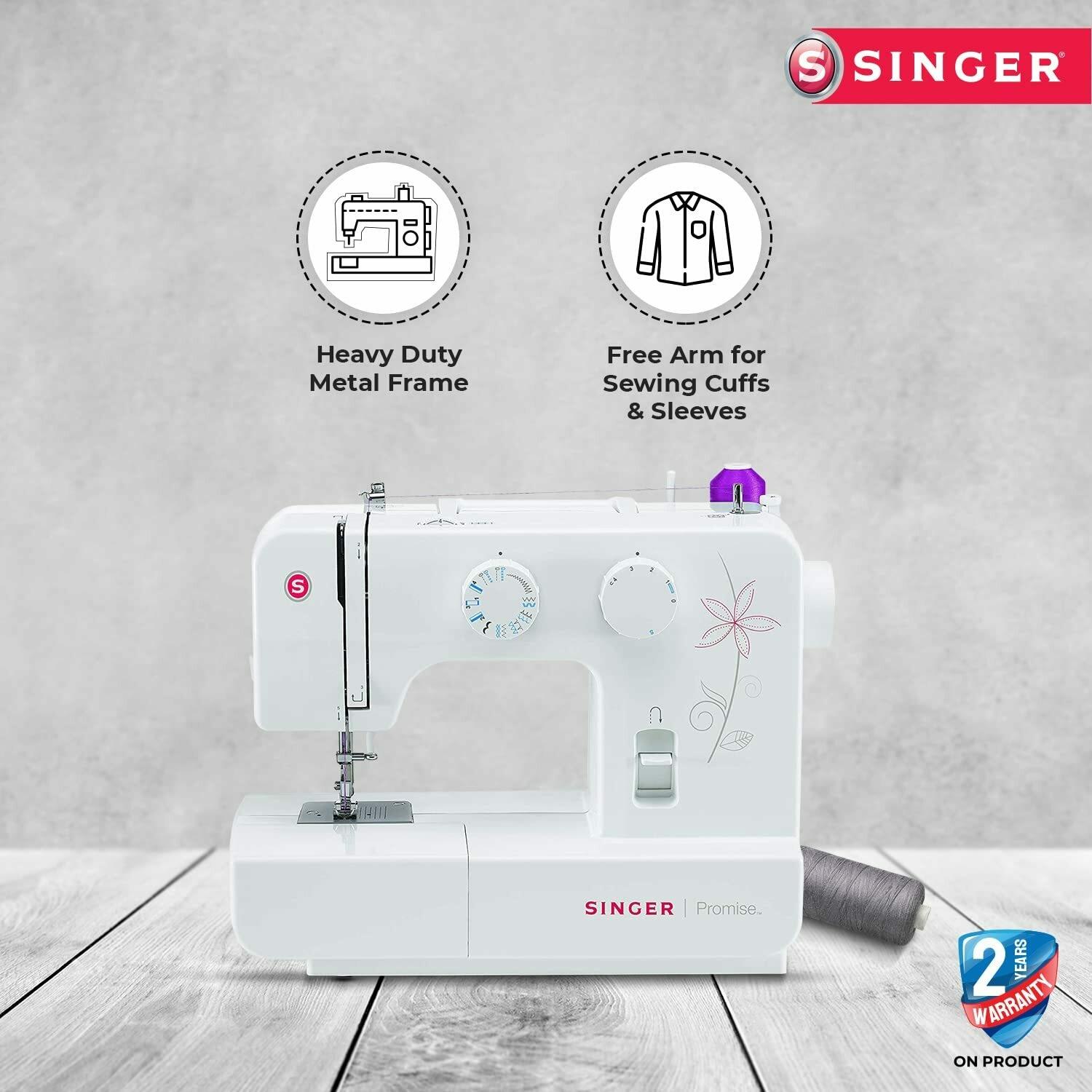 sing rape pitcher Singer Promise FM 1412 Automatic Zig-Zag Electric Sewing Machine (Built-in  Stitches 12, White) - JioMart