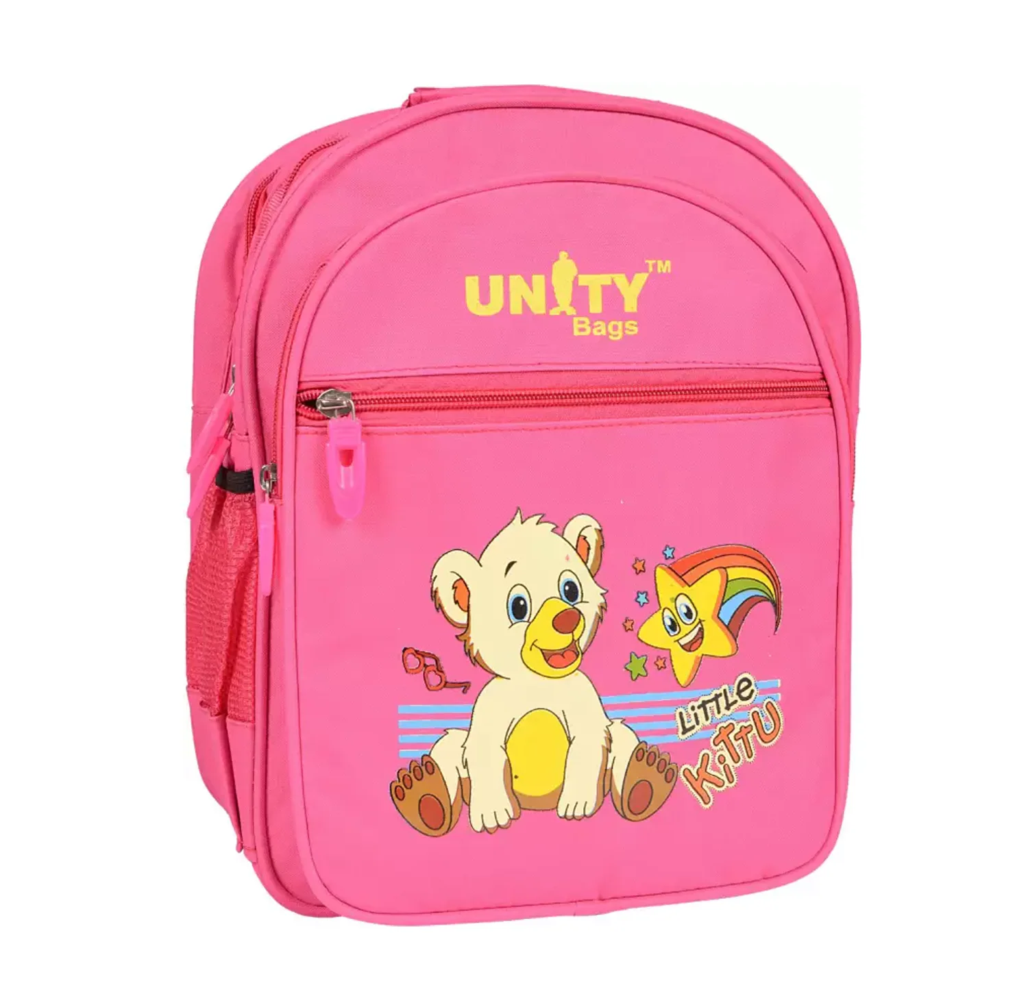 Unity Bags Cartoon Print Kids School Bag for Boys / Girls-Pink - JioMart