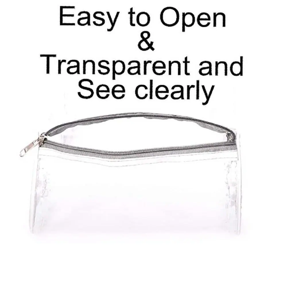 Buy Shining Zon Transparent PVC Pencil Pouch | Clear Zipper