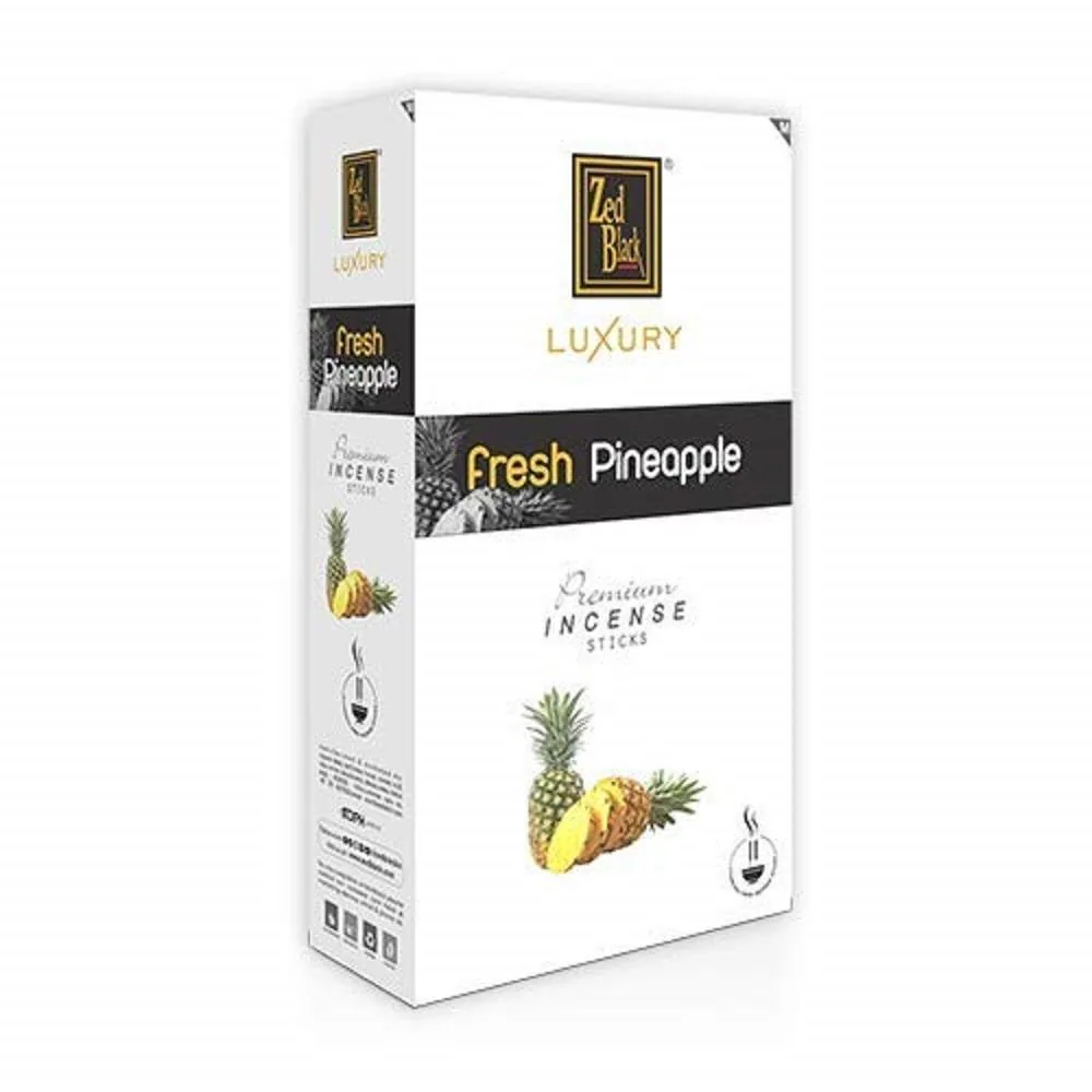 Buy Zed Black Luxury Premium - Pineapple Incense Sticks - Pack of