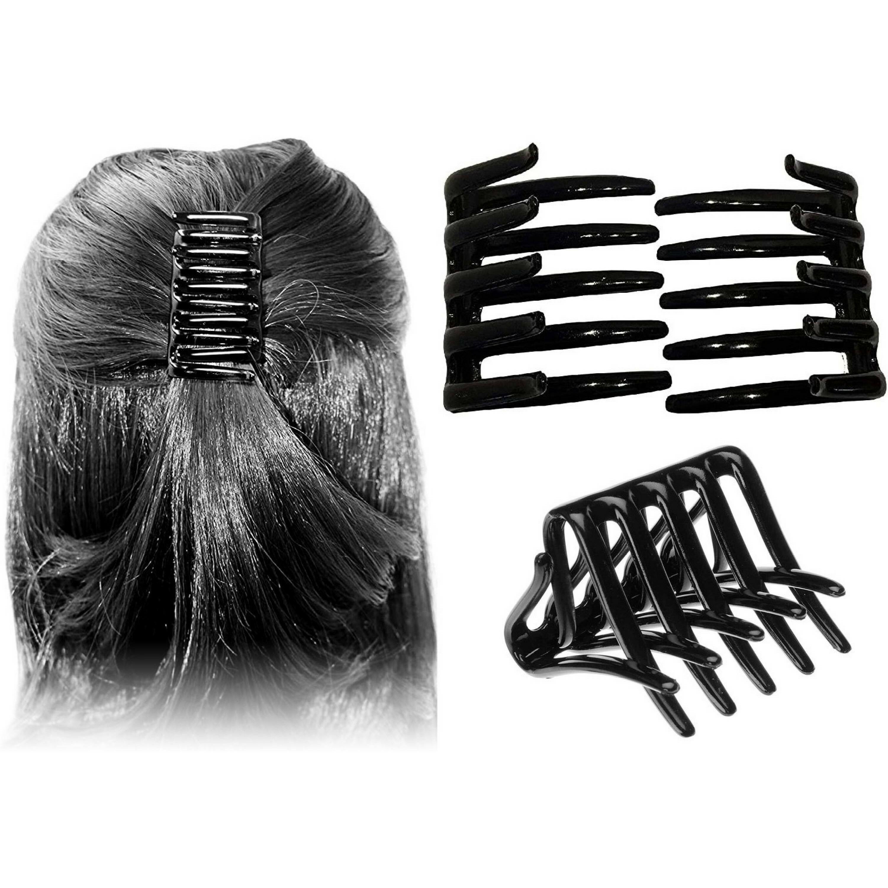 Bharatgaurav Black Plastic Solid French Juda Hair Clip for Women (Pack of  2) - JioMart
