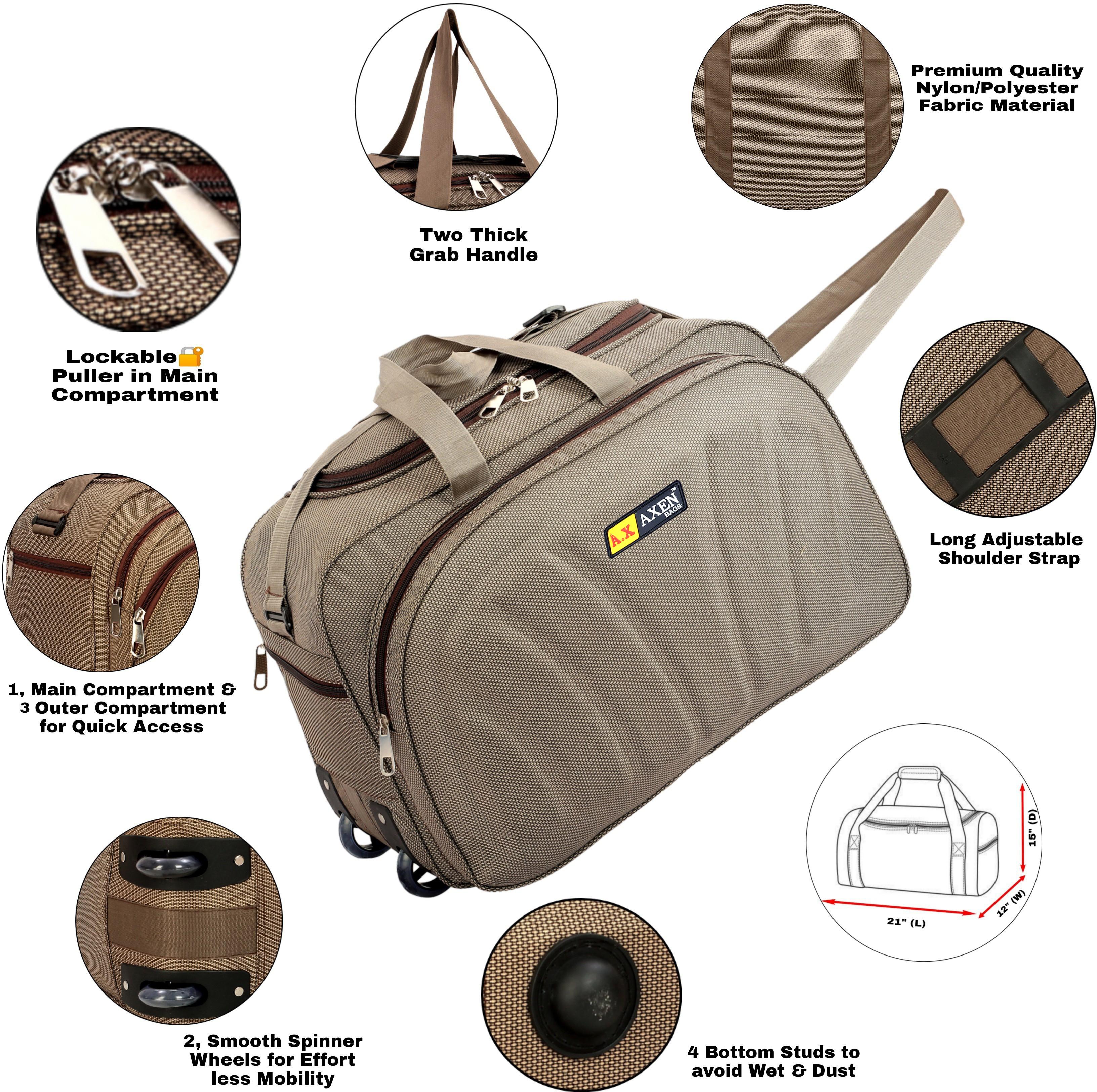 Buy Axen Bags 60 L Strolley Duffel Bag - 60 L Strolley Duffel Bag