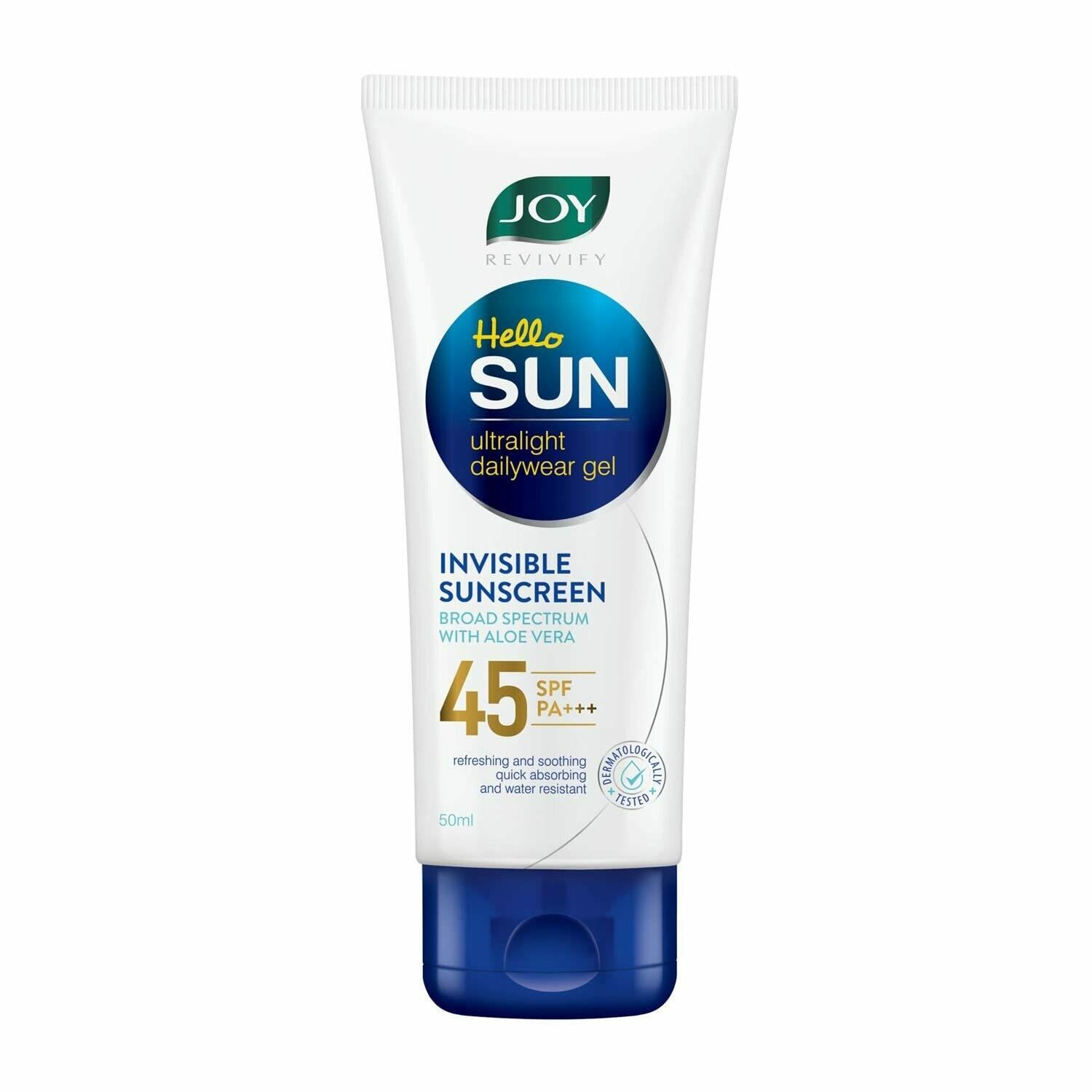 Buy Joy Revivify Hello Sun Invisible Sunscreen Gel 50ml (Pack of 1