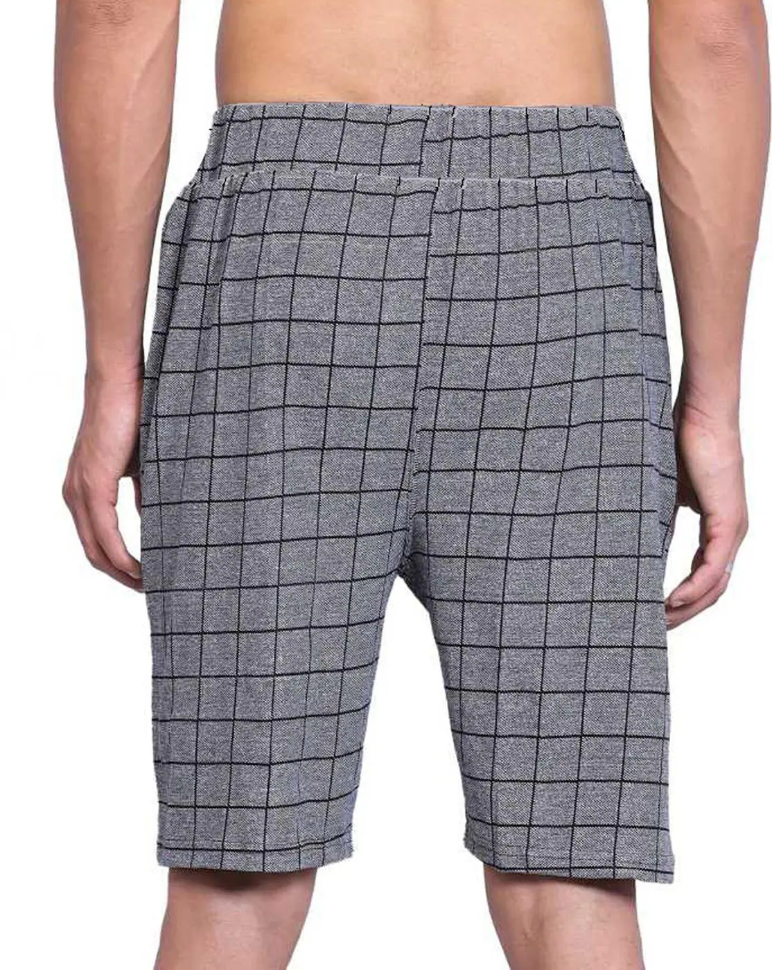 Buy CHECKED WHITE REGULAR SHORTS FOR MEN Online at Best Prices in