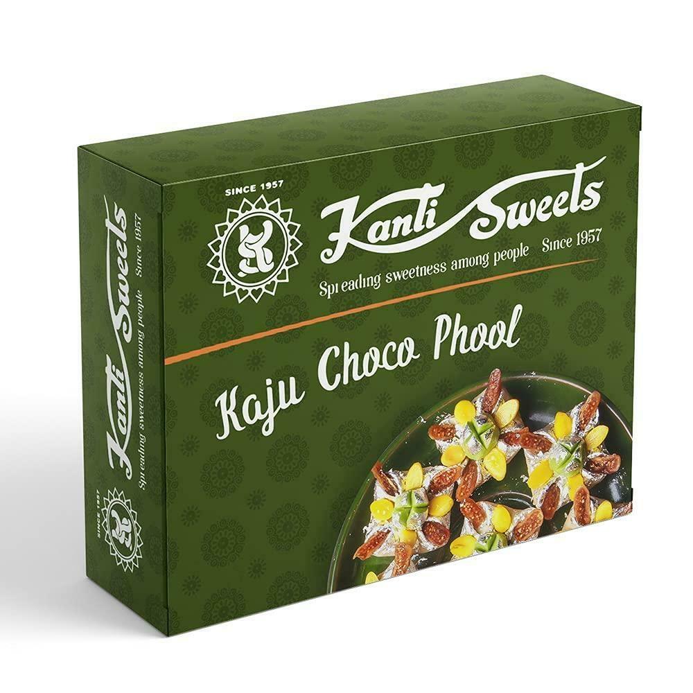 Buy Kanti Sweets Kaju Choco Phool Made With Cashews And Mixed Dry