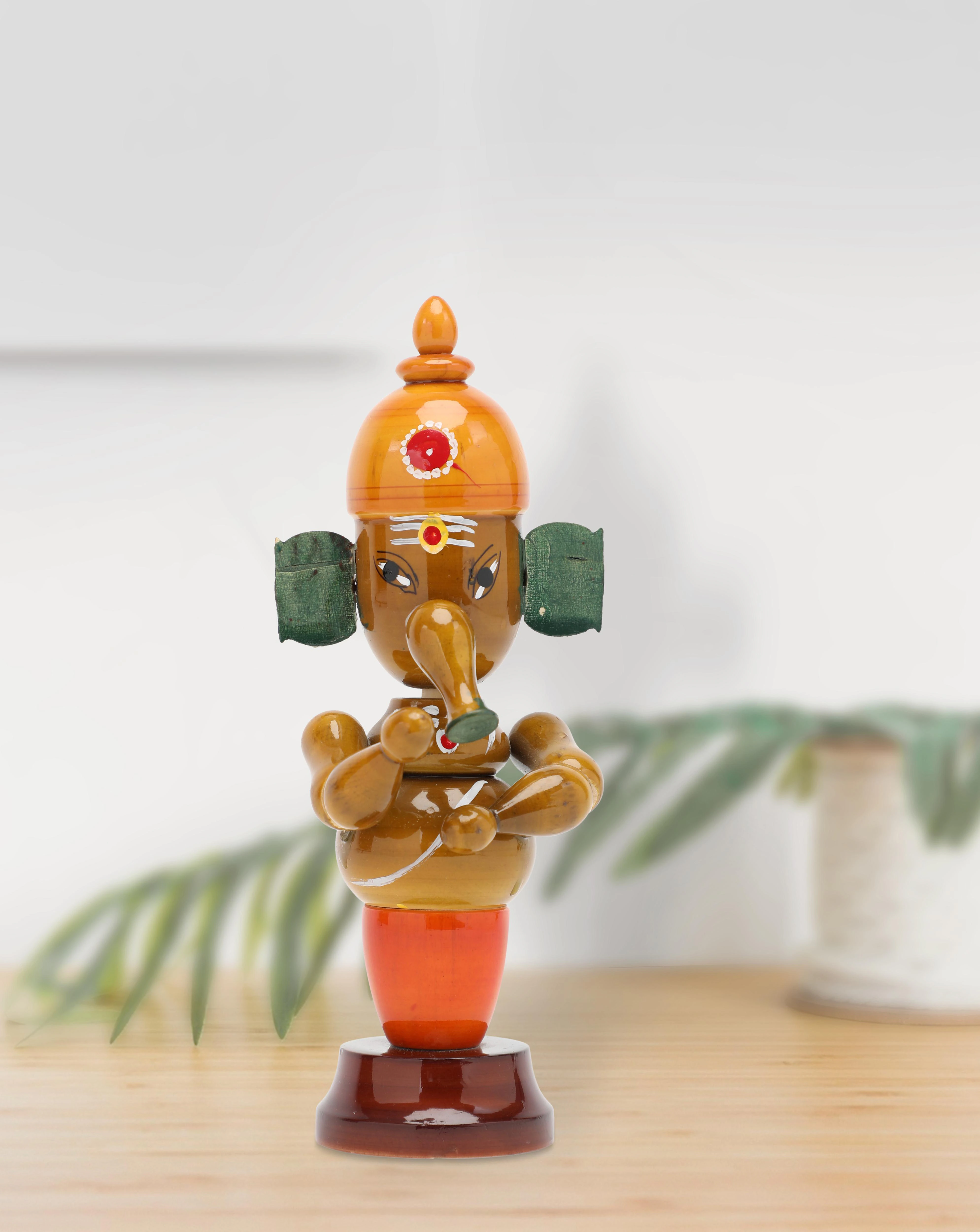Buy Adilakshmi Toys Etikoppaka Handicraft Wooden Rotating Ganesh