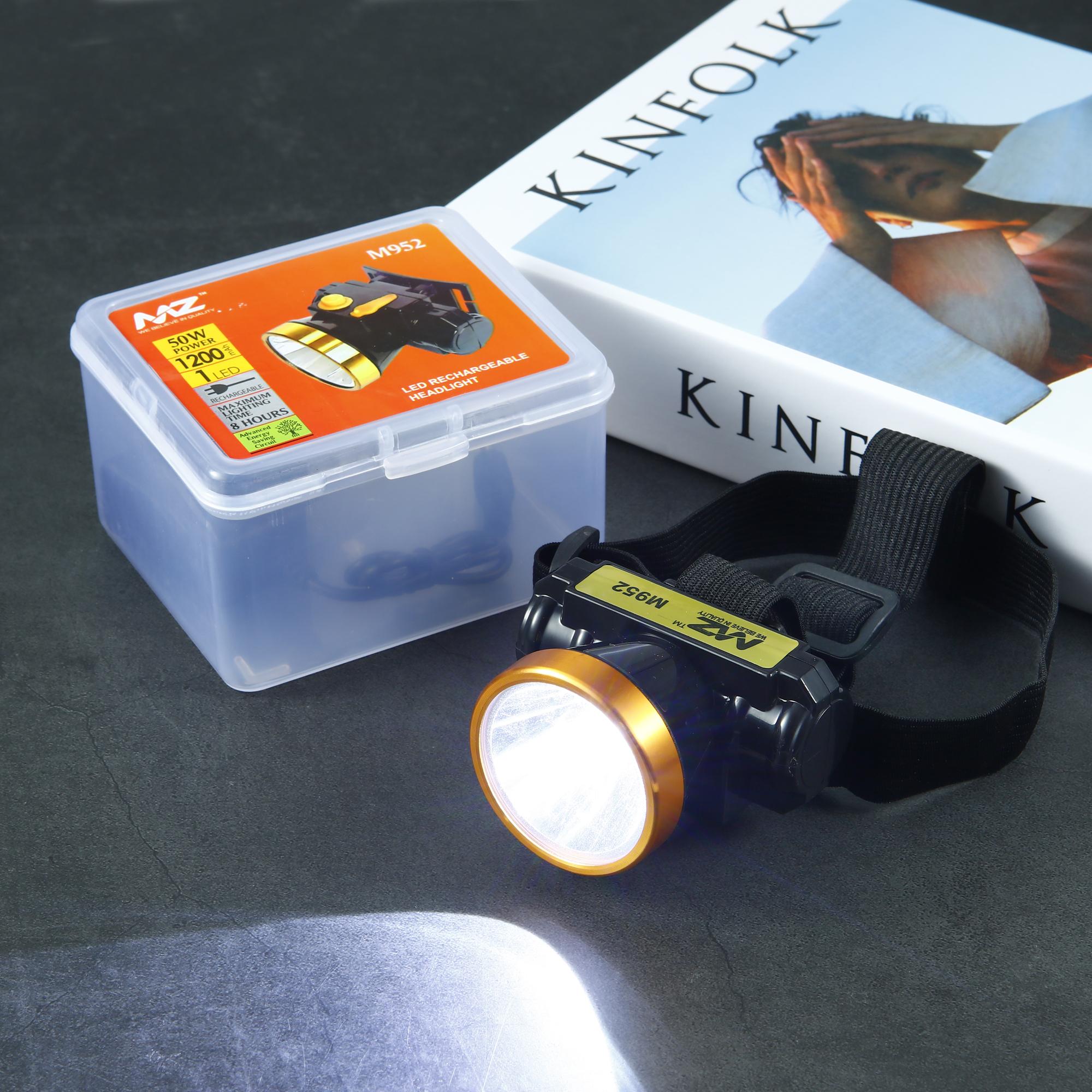 Buy MZ M952 (Rechargeable LED Headlamp) 1200mAh battery 50W Power