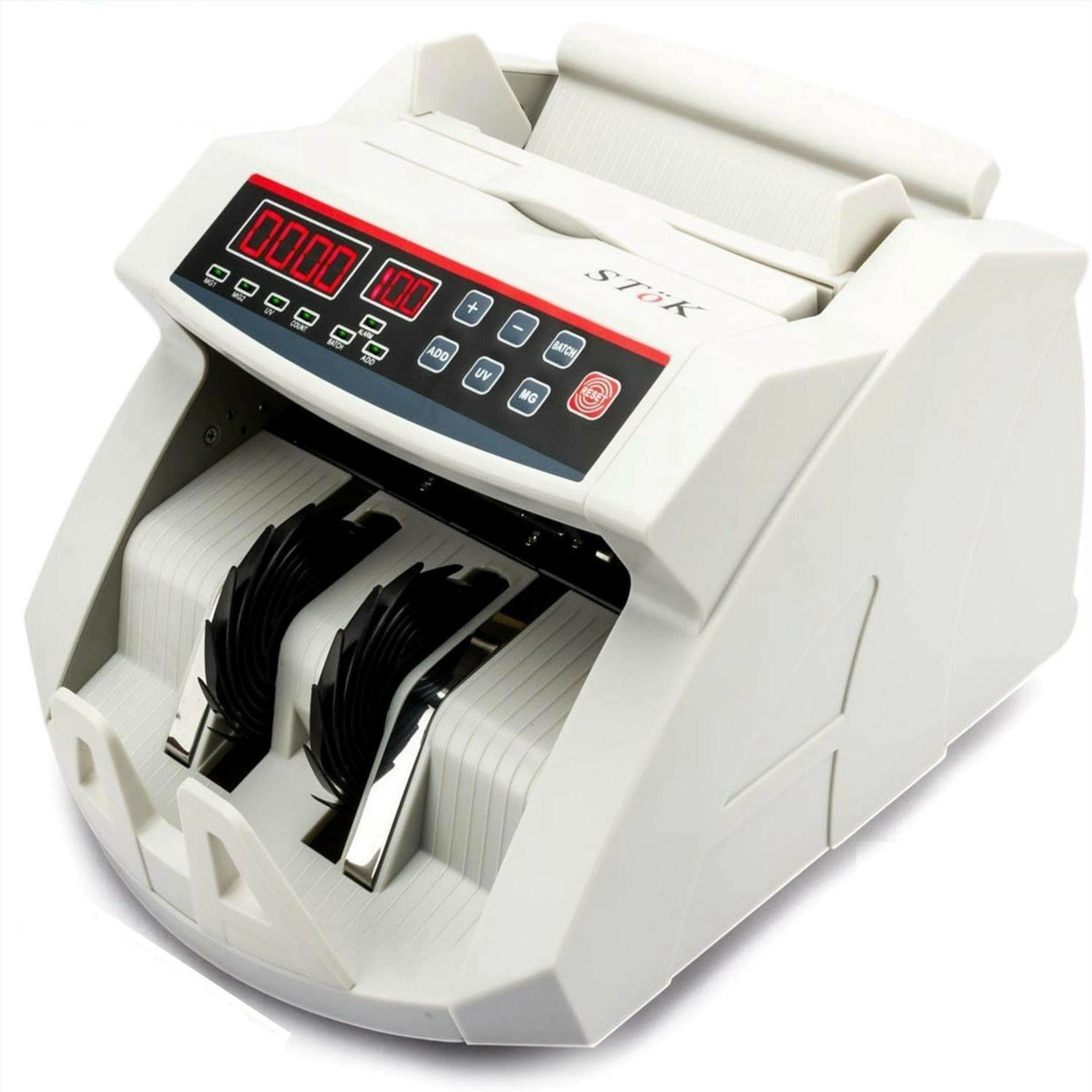 Bill Counting Machine with Add & Batch Modes LCD Display Real Money Counting 1,000 Bills/Min Money Counter Machine with UV/MG/IR Counterfeit Detection 