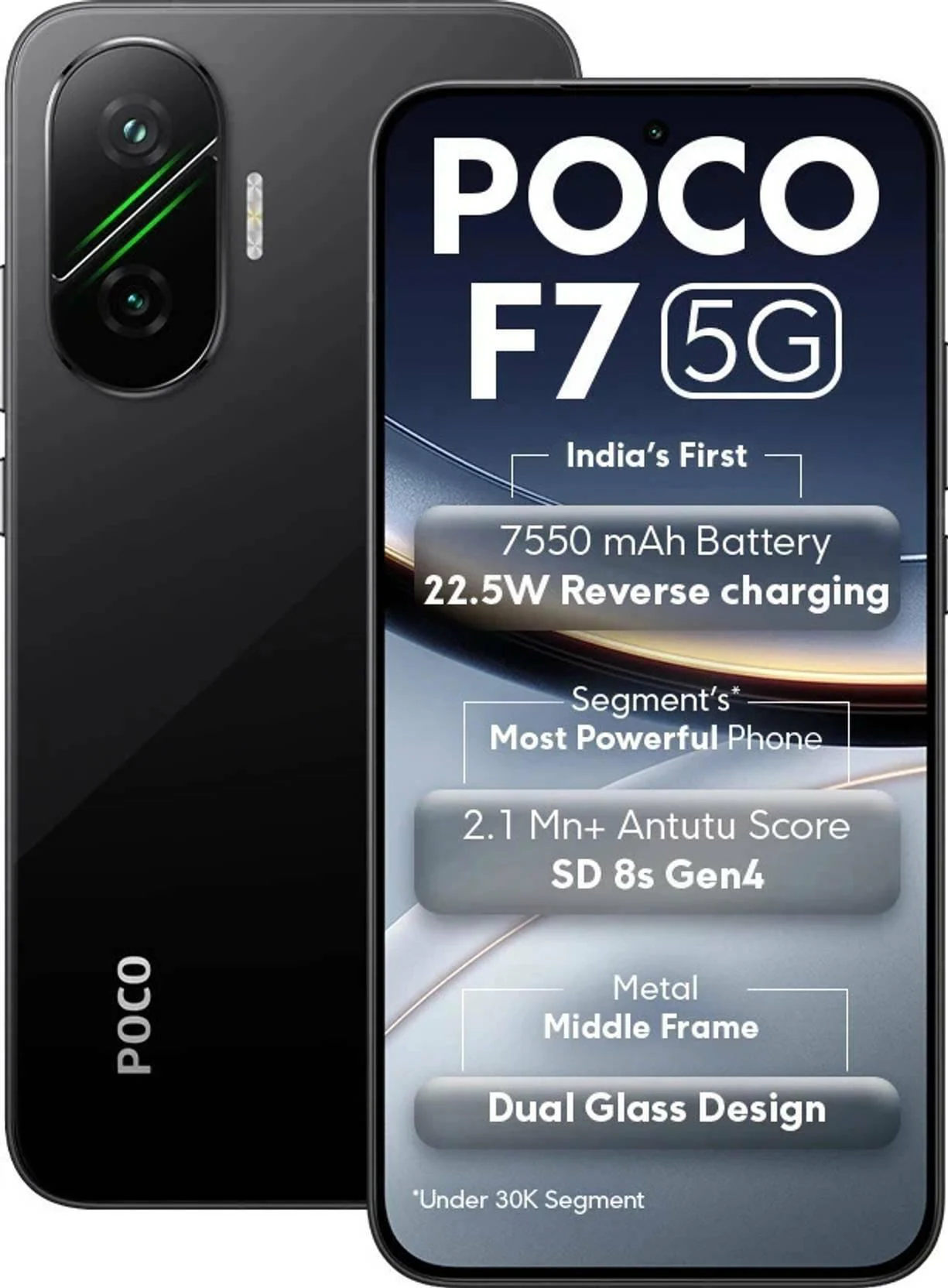 Buy POCO F7 5G, 12GB Ram, 256GB Storage, Phantom Black, Smartphone