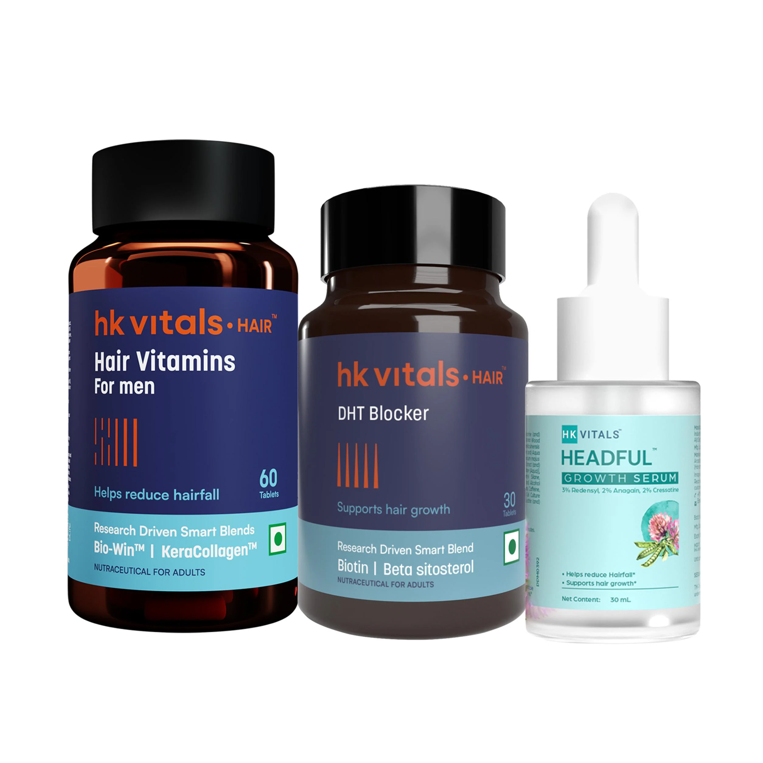 Buy HealthKart HK Vitals Hairfall Solution Kit Stage 2 | Hair