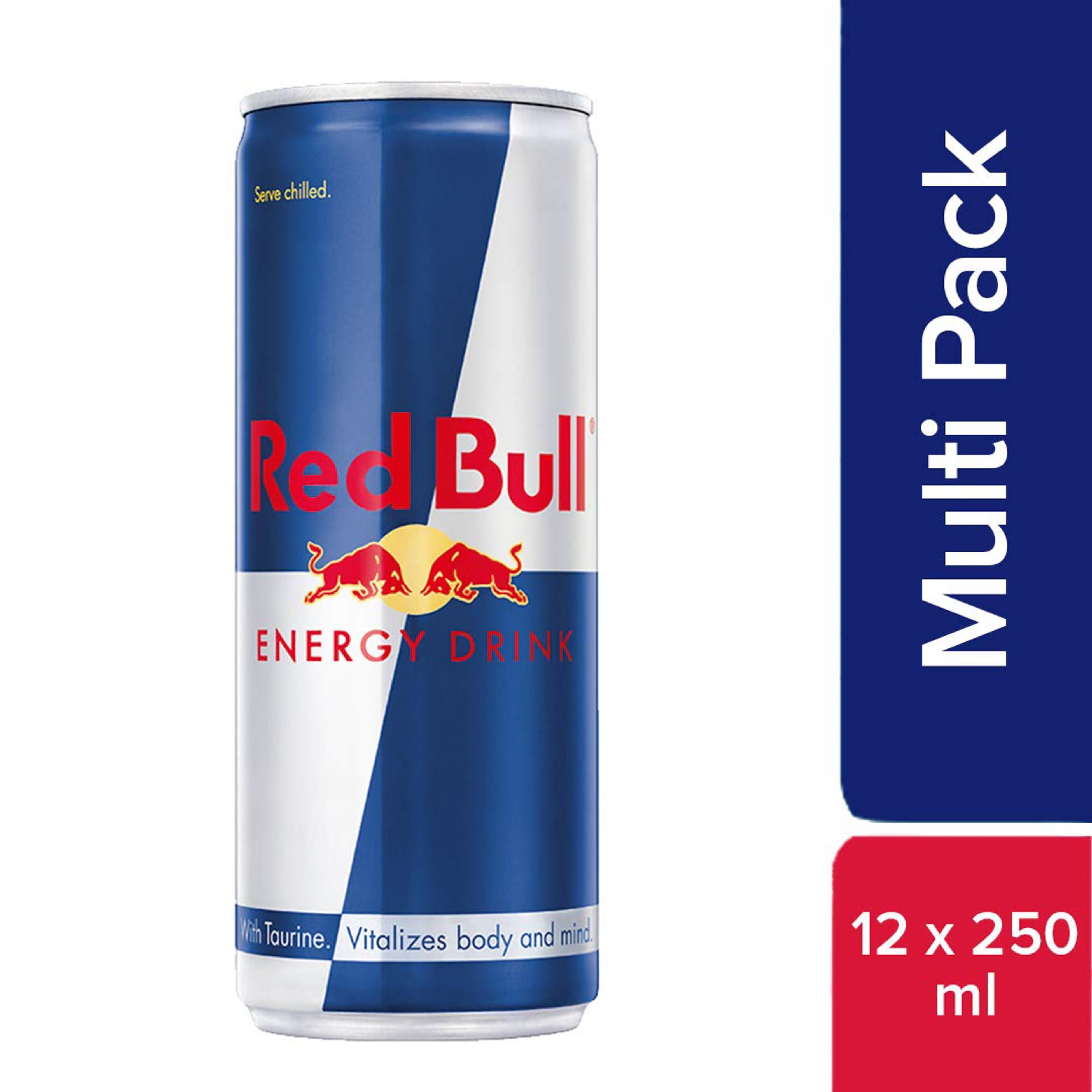 Buy Red Bull Redbull Energy Drink 250 Ml Can 12 Pack Online at
