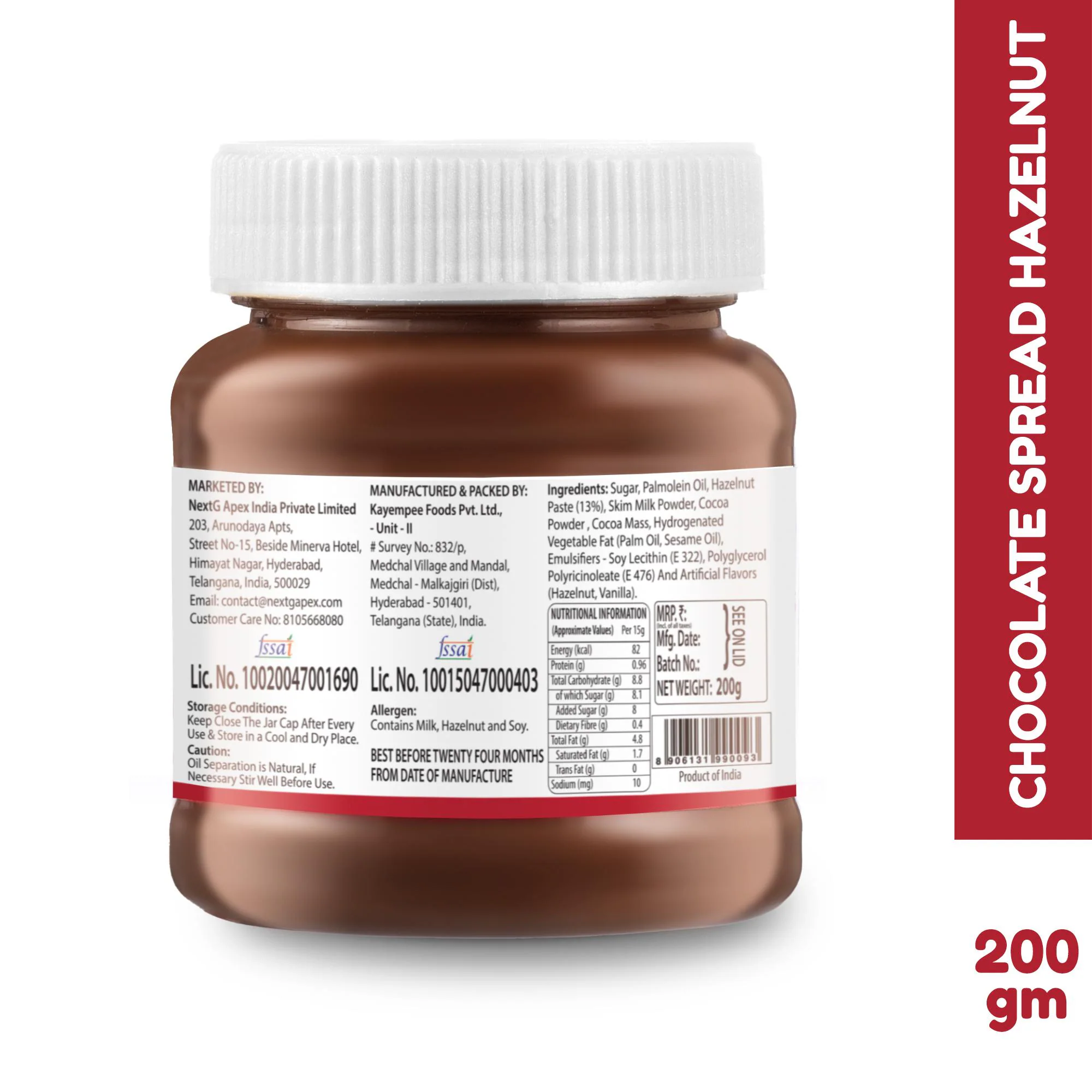 Buy Mamafeast Chocolate Spread Hazelnut 200g Online at Best Prices