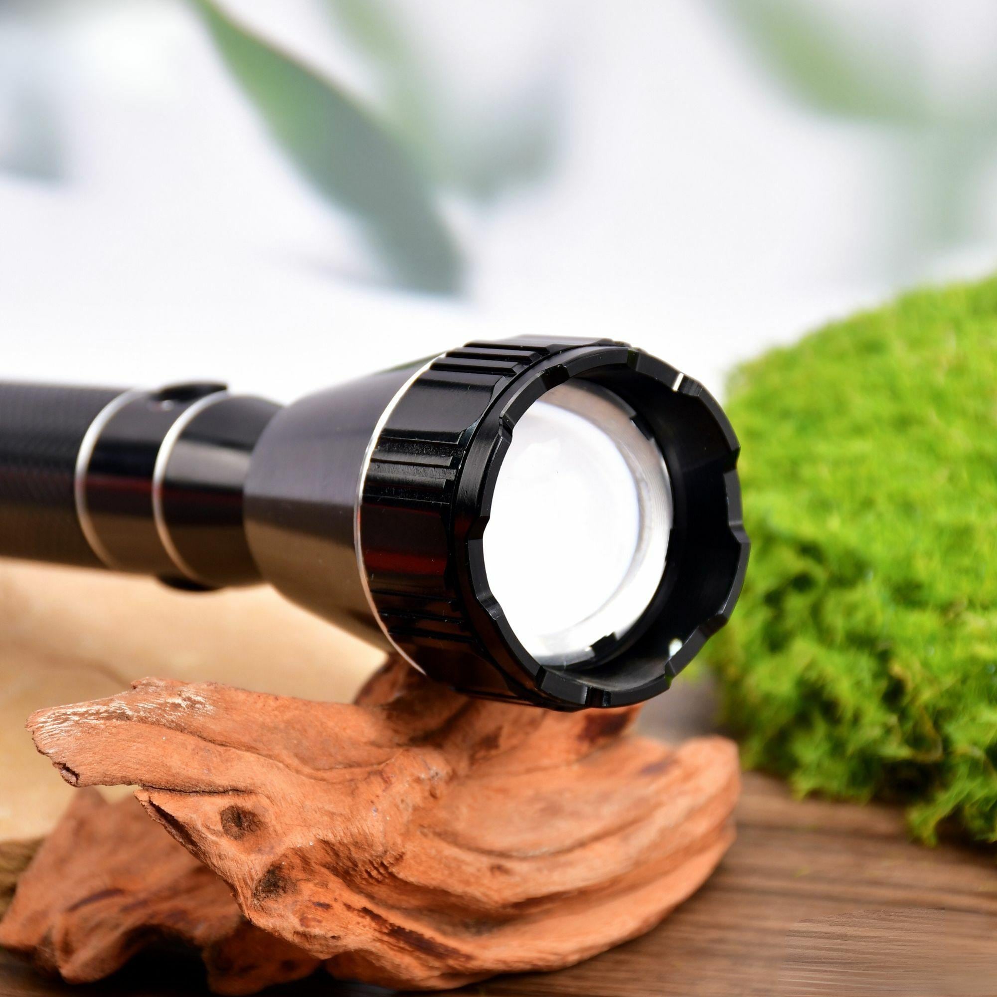 Buy MZ M298 (RECHARGEABLE LED METAL TORCH) Zoomable Super Bright