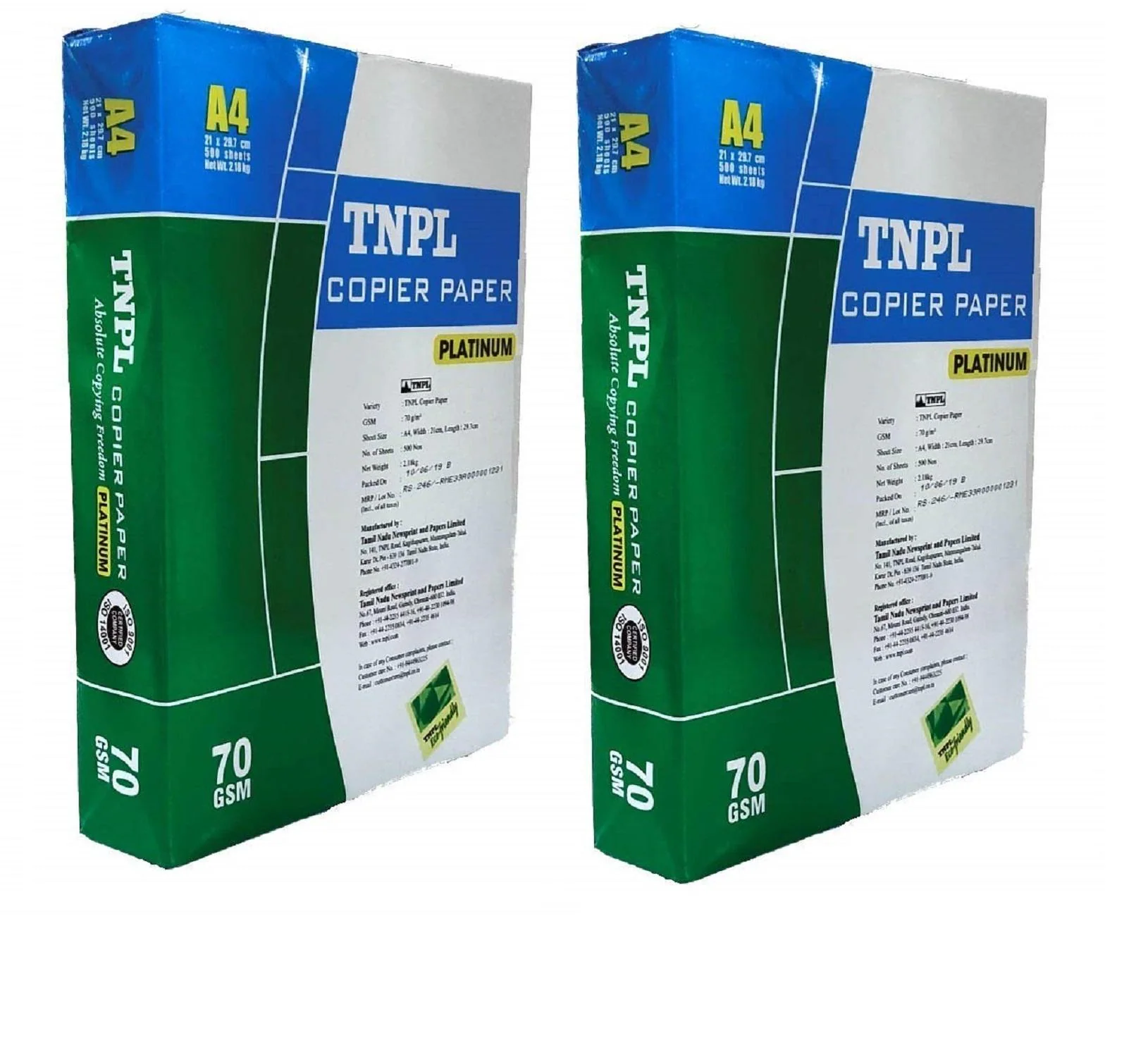 Buy Jiada - TNPL A4 70 GSM Copier Xerox Paper | 1000 Sheets | 2
