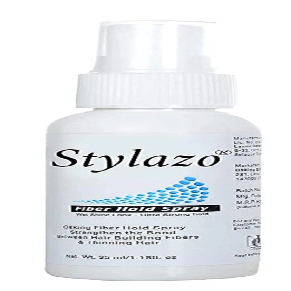 Stylazo Hair Building Fiber Hold Spray-35ml, for all Hair Fibers & Hair  Styling Hair Spray (35ml) - JioMart