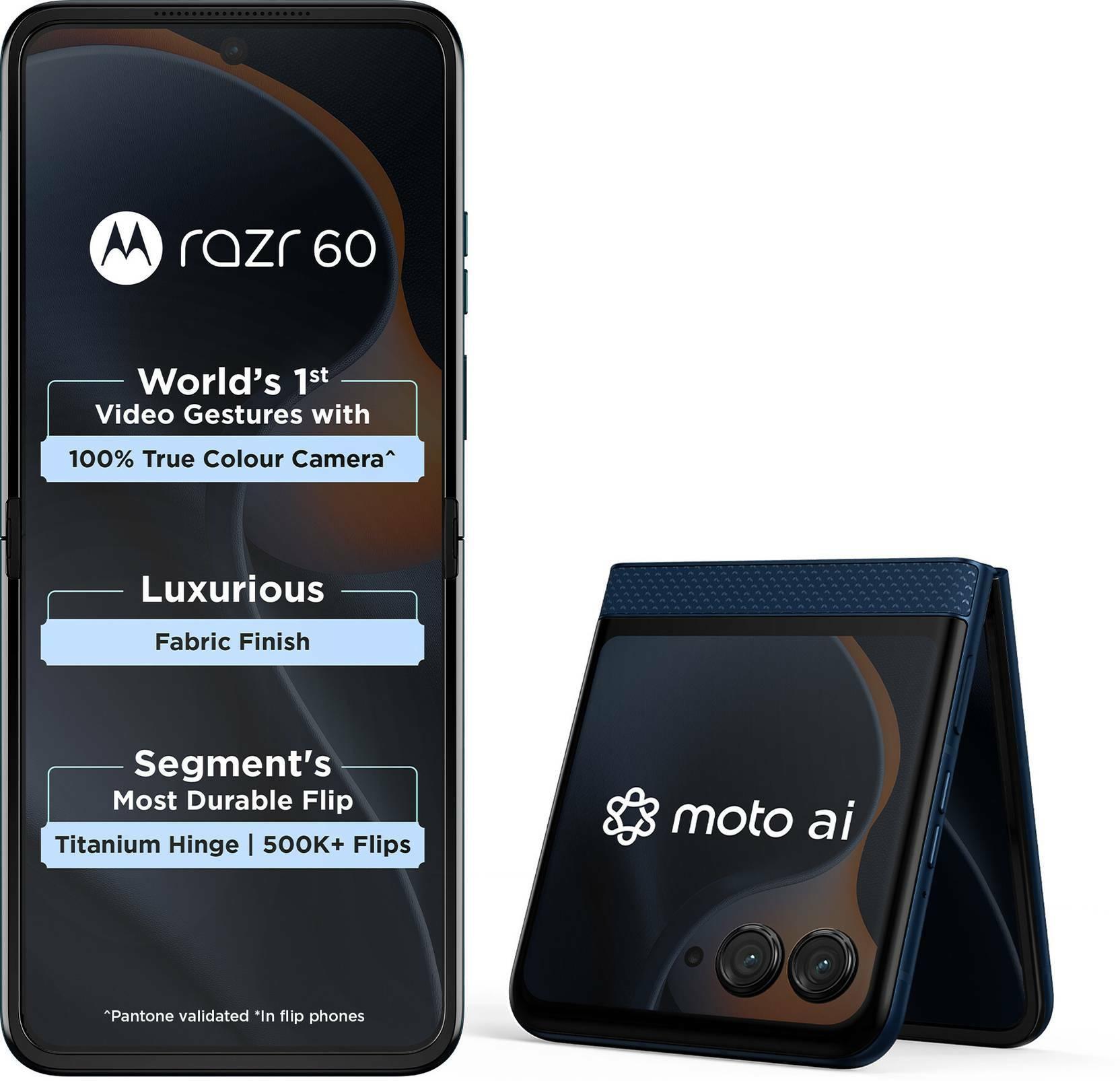 Buy MOTOROLA Razr 60 5G, 8GB Ram, 256GB Storage, Pantone Gibraltar