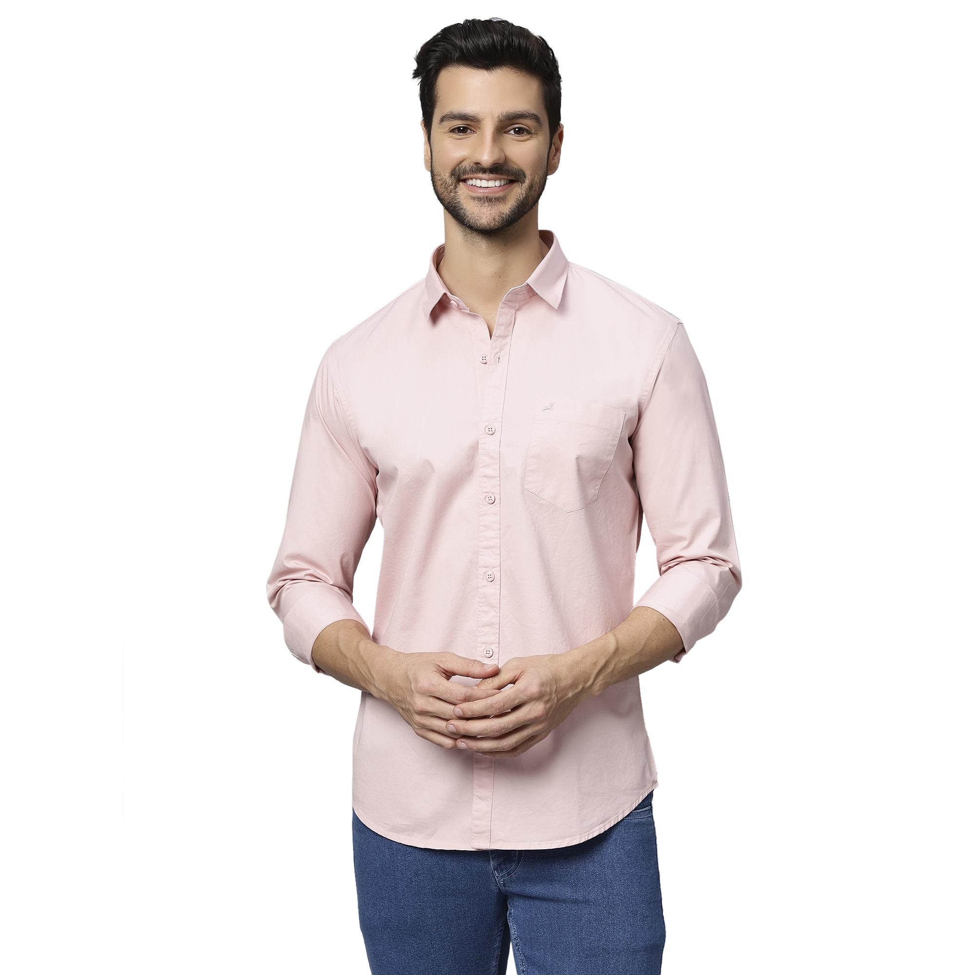 slim fit plain shirts
