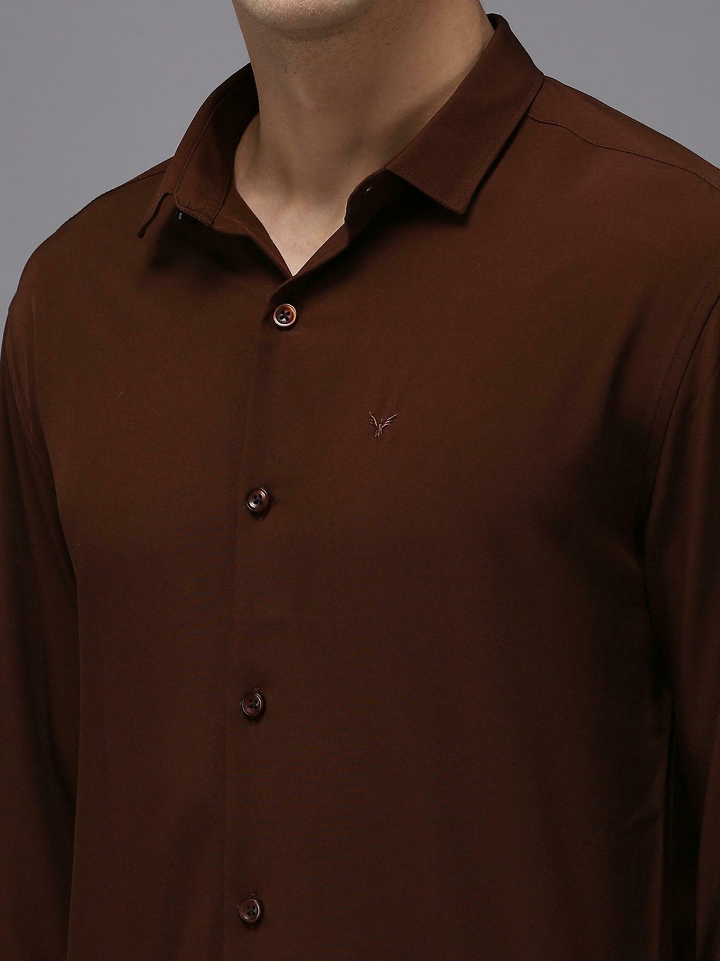 STRONG×SHOOP MOHAIR SHIRT BROWN M OUR's STRONG×SHOOP MOHAIR SHIRT BROWN