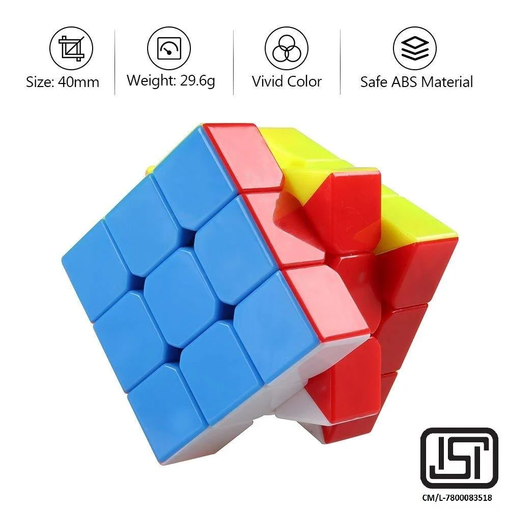 Buy Enorme High Speed 3x3x3 Smooth Stickerless High Stability