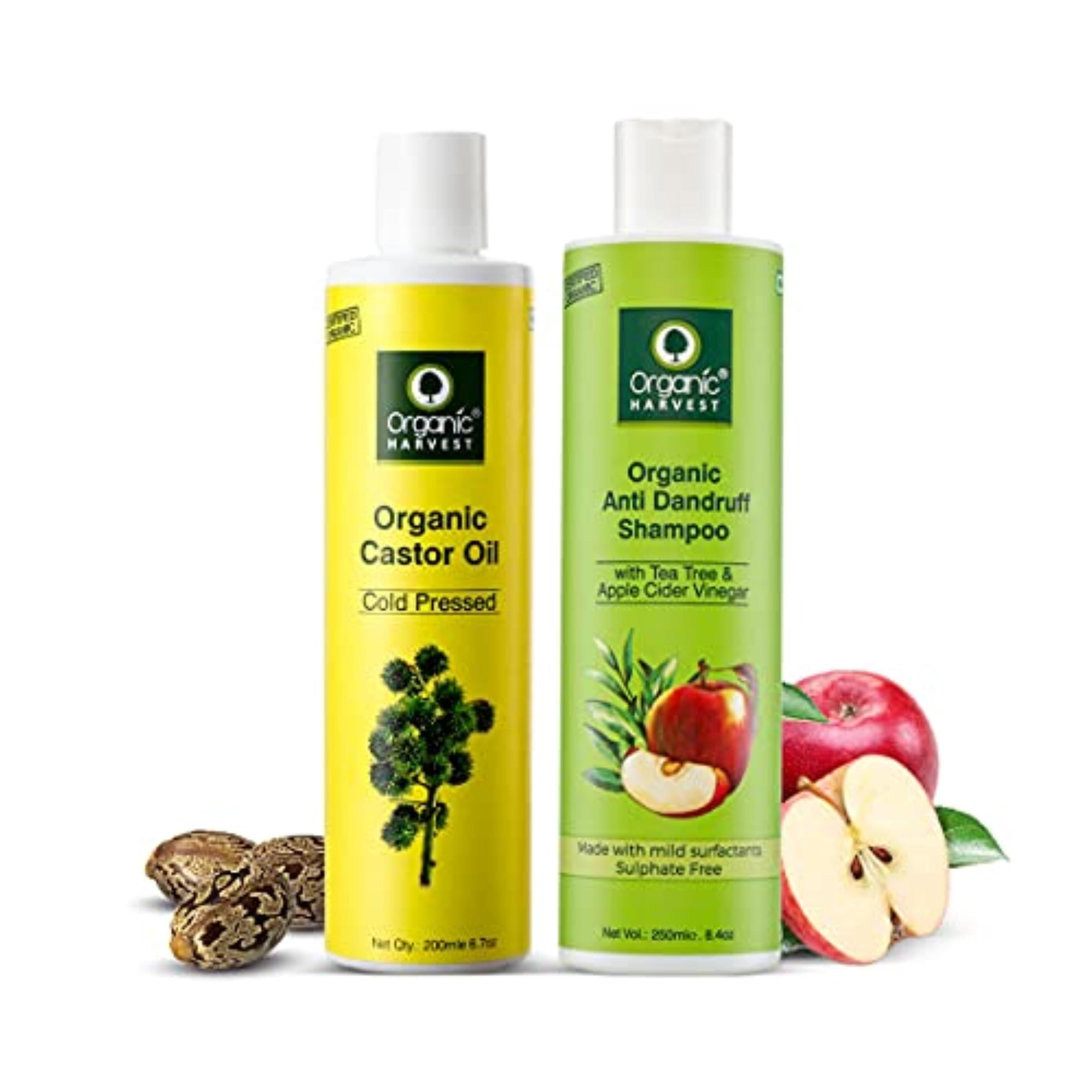 Apple Cider Vinegar Shampoo, Conditioner & Castor Oil Combo, Suitable for  All Hair Types, 100% Organic, Sulphate & Paraben Free, (Shampoo 250ml +  Conditioner 200ml + Oil 200ml) - JioMart