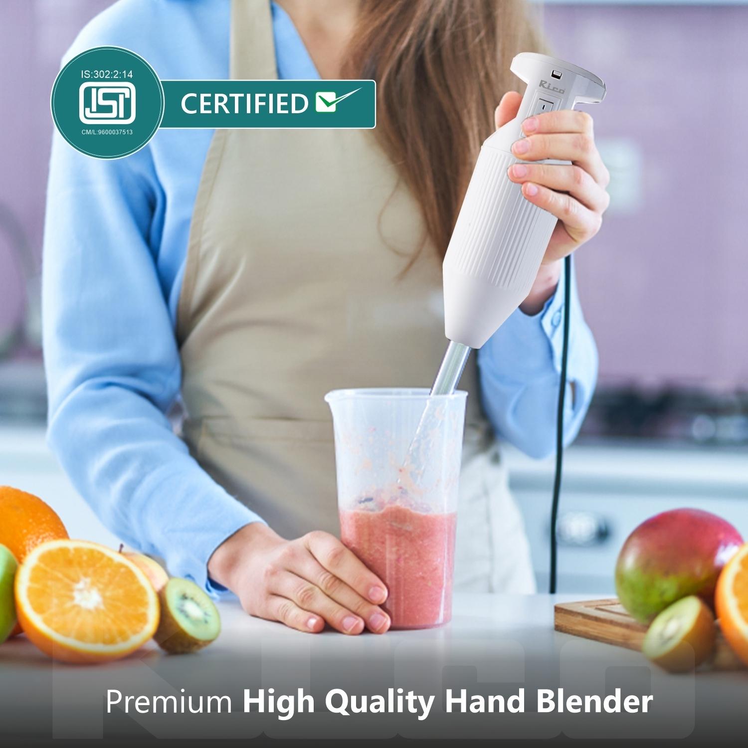 rico hand blender with chutney and juice jar