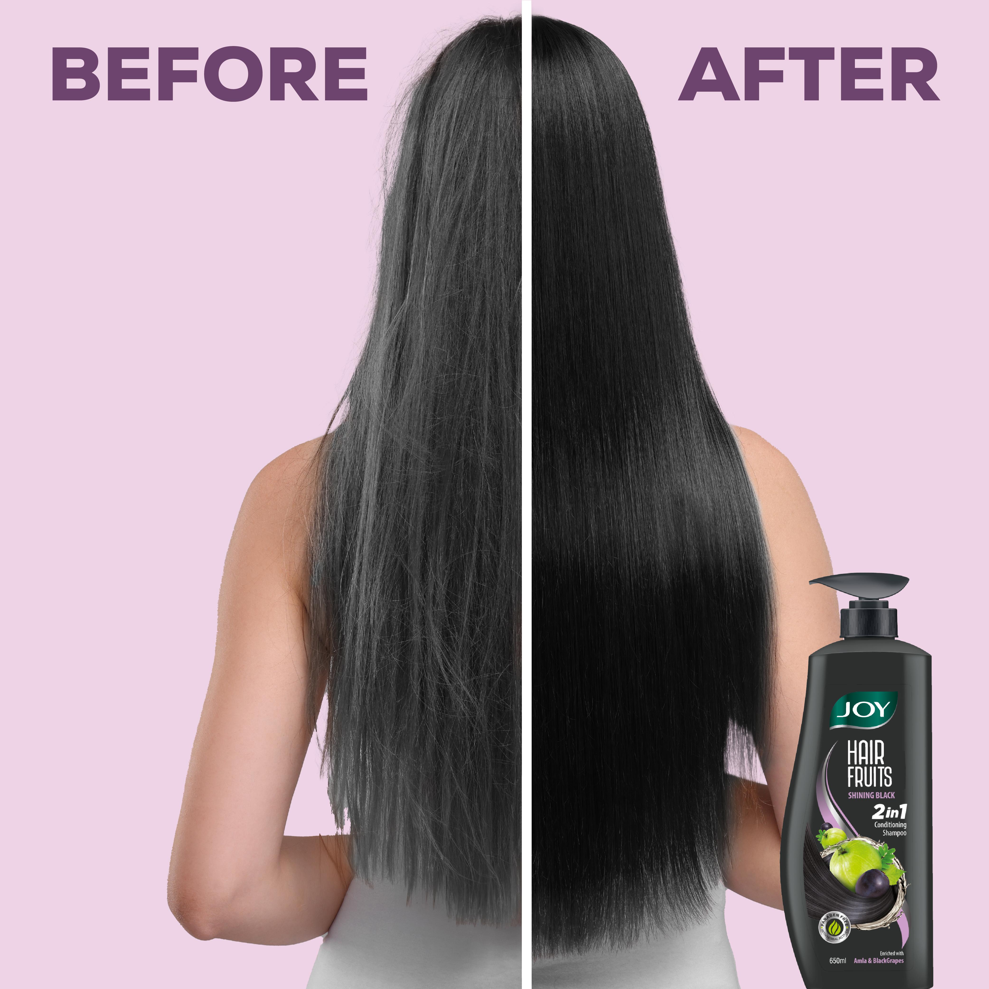 Buy Joy Amla & Black Shining Conditioning Shampoo Online | JioMart