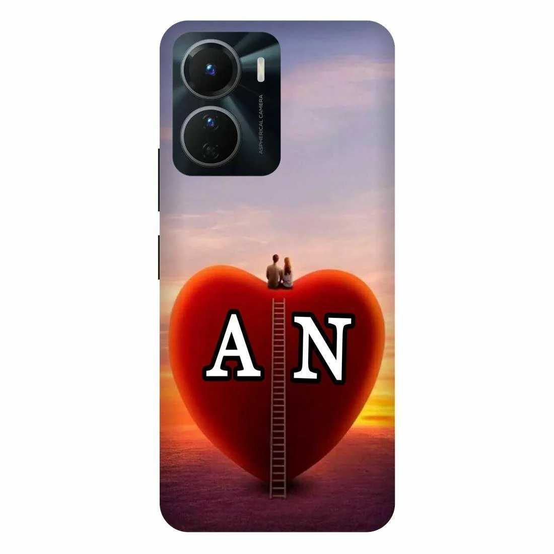 Voleano back cover for Vivo Y16, A, Love, N, letter, A, N alphabet ...
