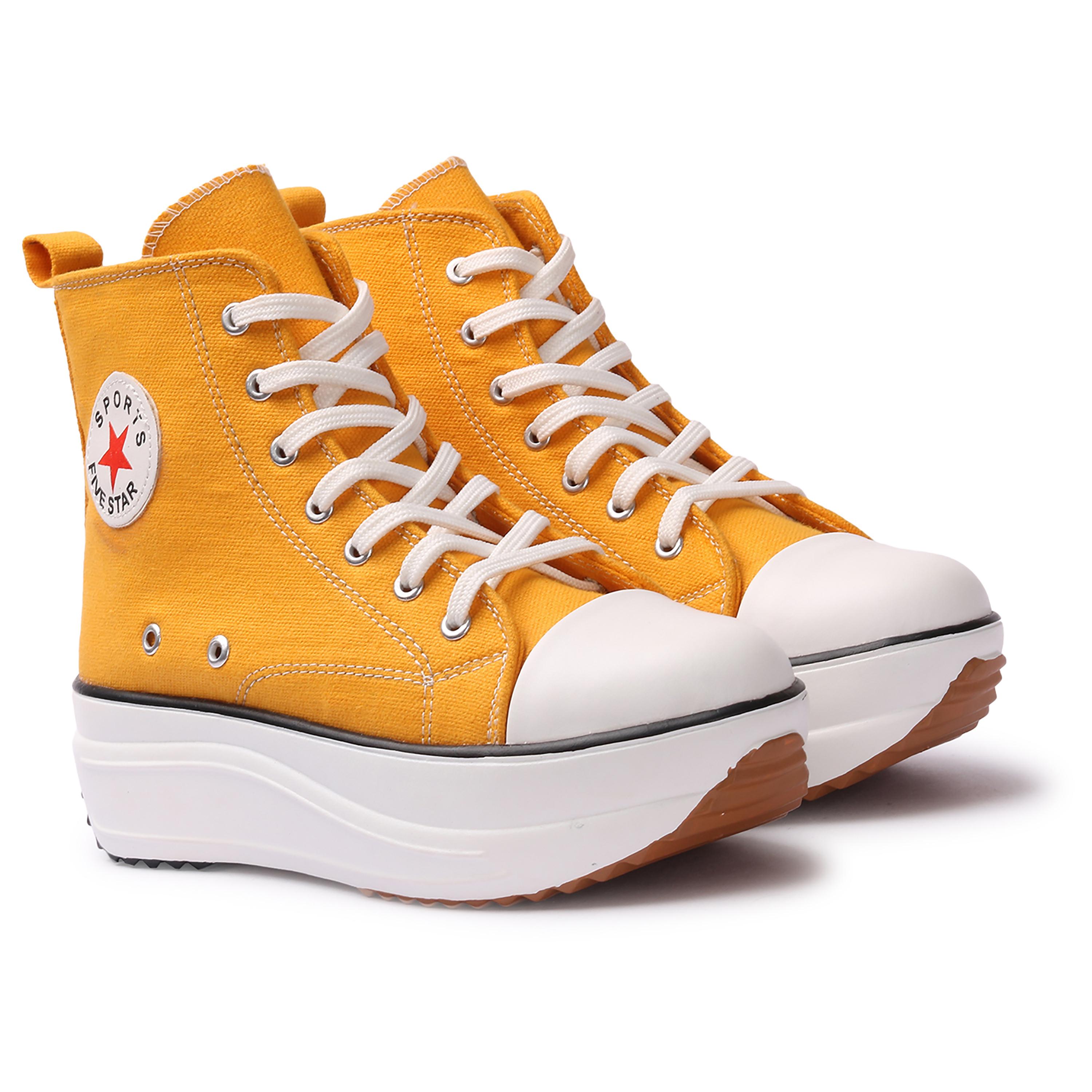 YELLO★SIMO SINGLE SNEAKER SHORT BOOTS★M SIMO SINGLE SNEAKER SHORT BOOTS – YELLO