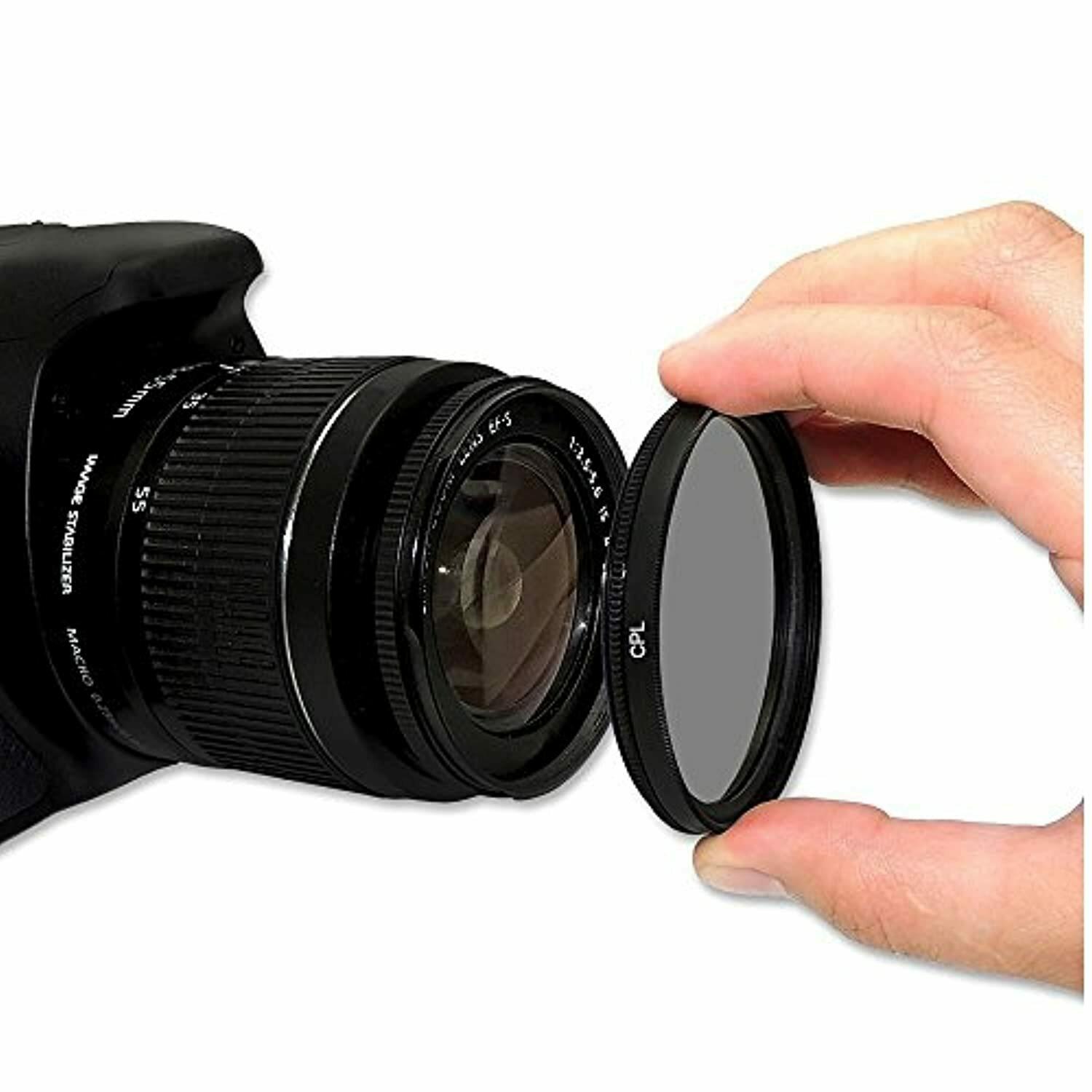 Venta anticipada sonriendo Rizo Hanumex CPL Circular Polarizer Filter For Canon EOS 18-55mm 55-250mm -  JioMart