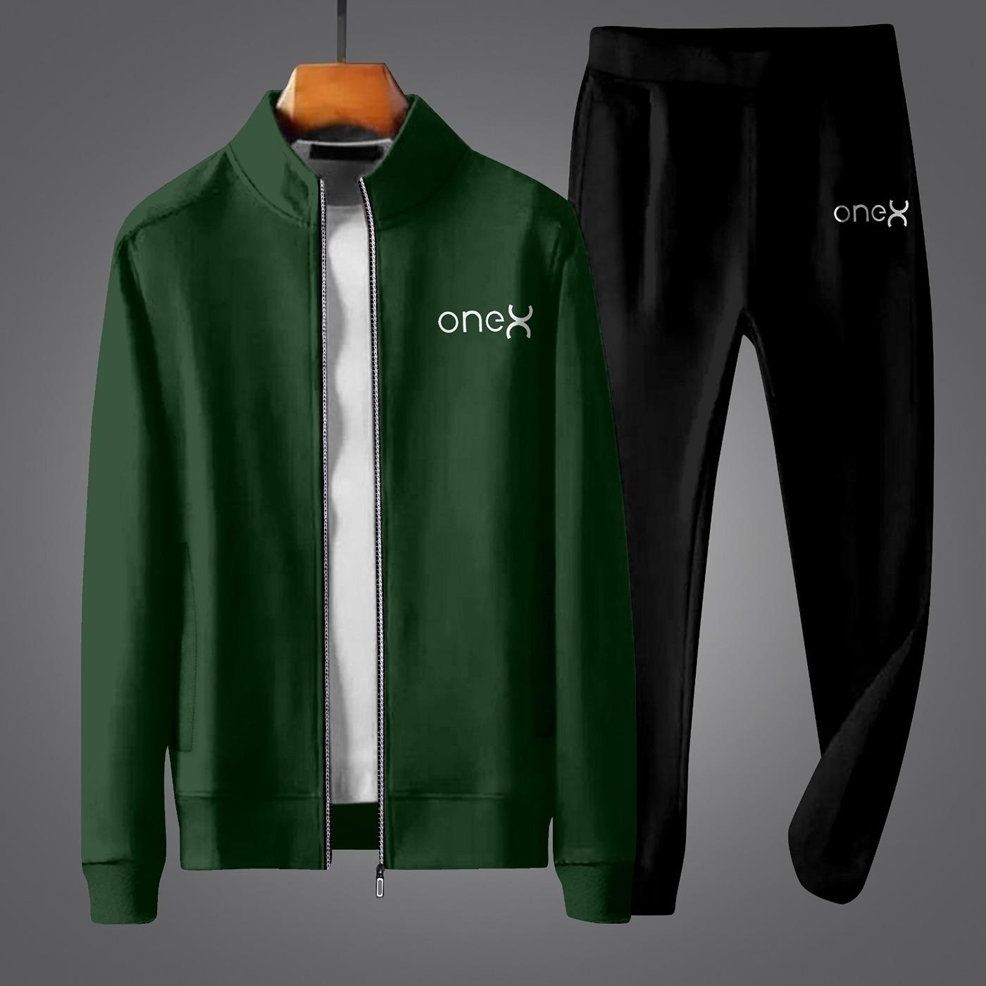 Buy FIONAA TRENDZ Track Suit for Men Full Zip Running Jogging